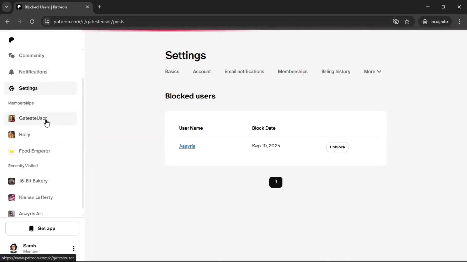 General browsing screenshot