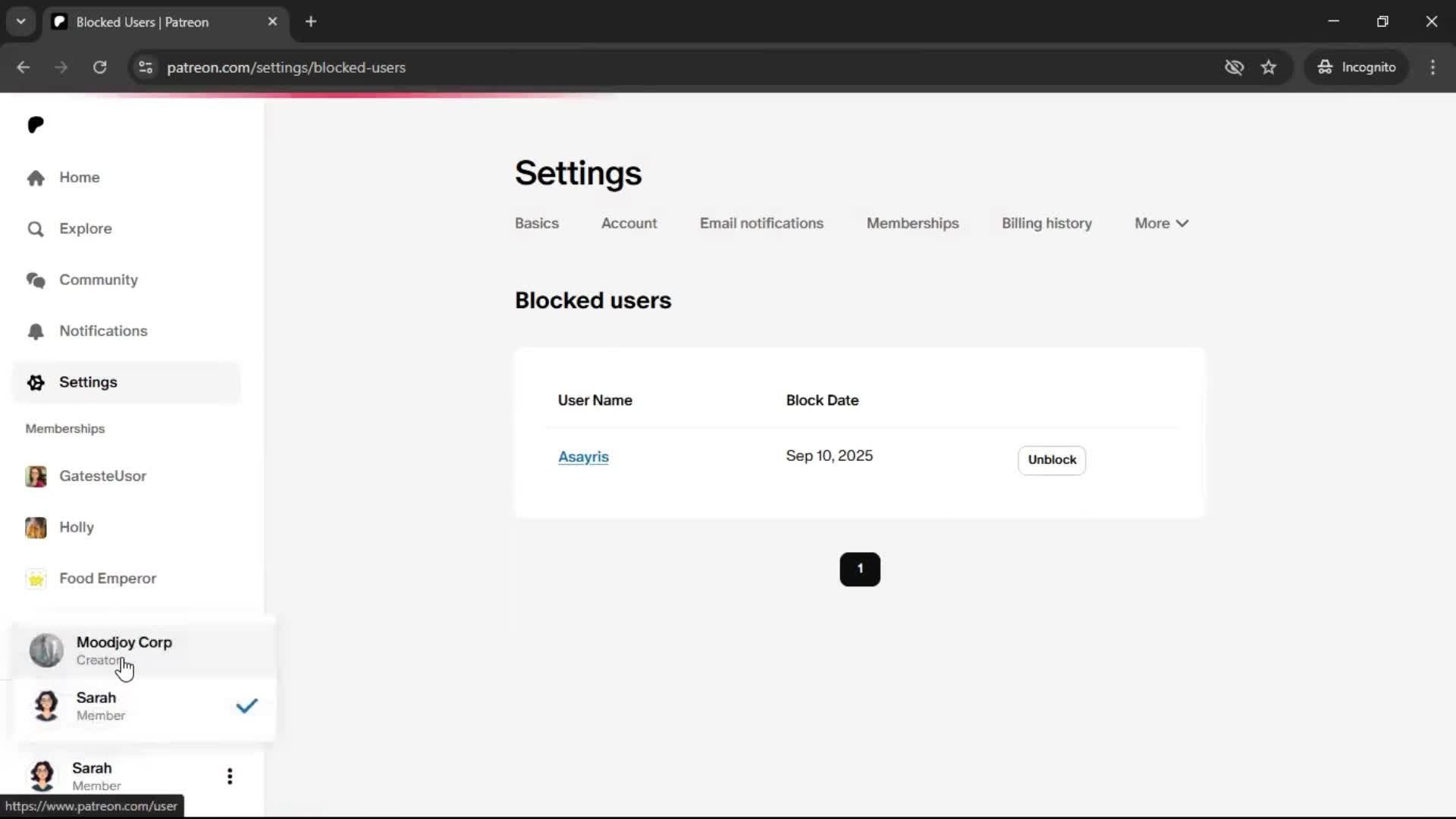 General browsing screenshot