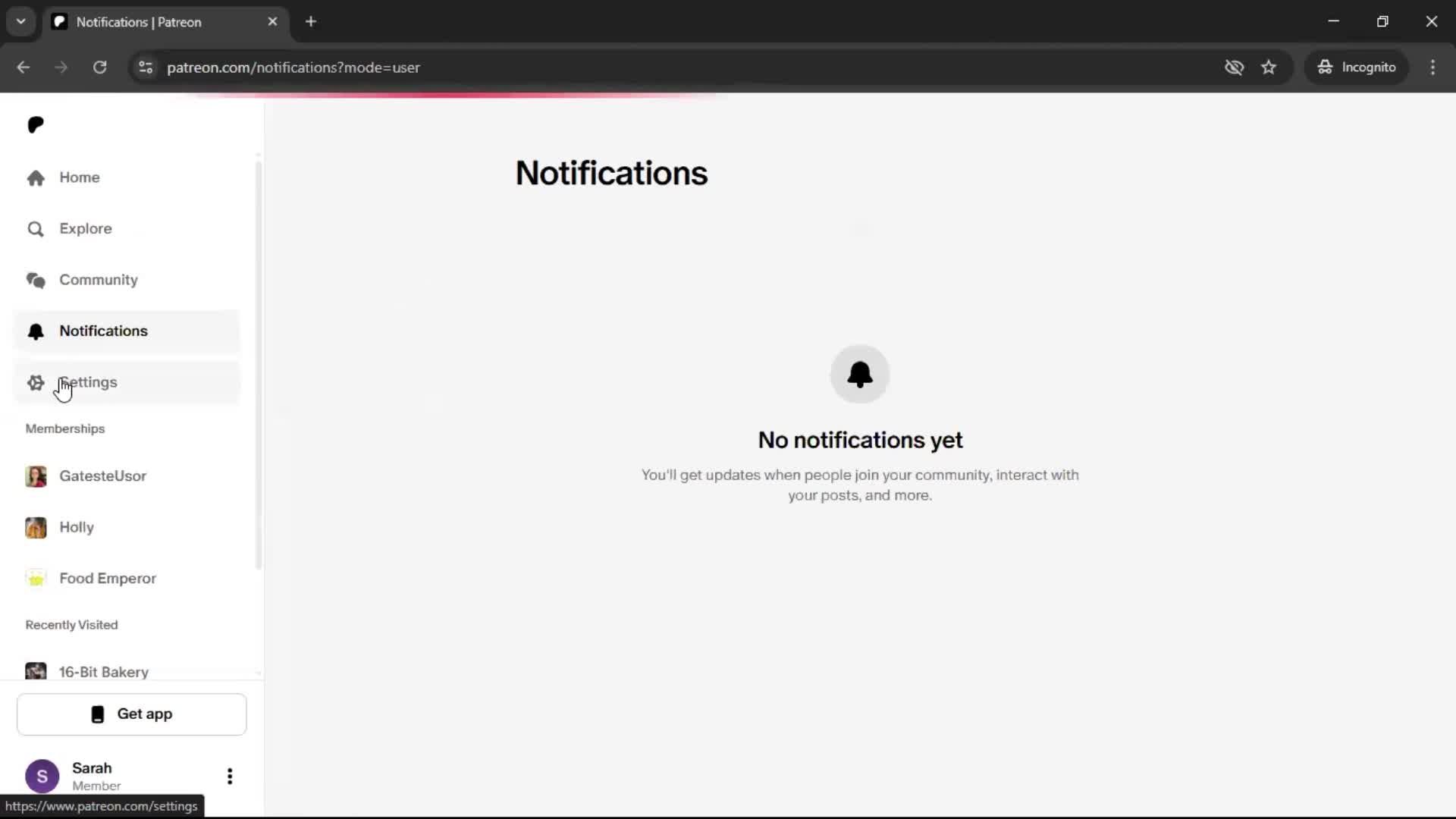 General browsing screenshot