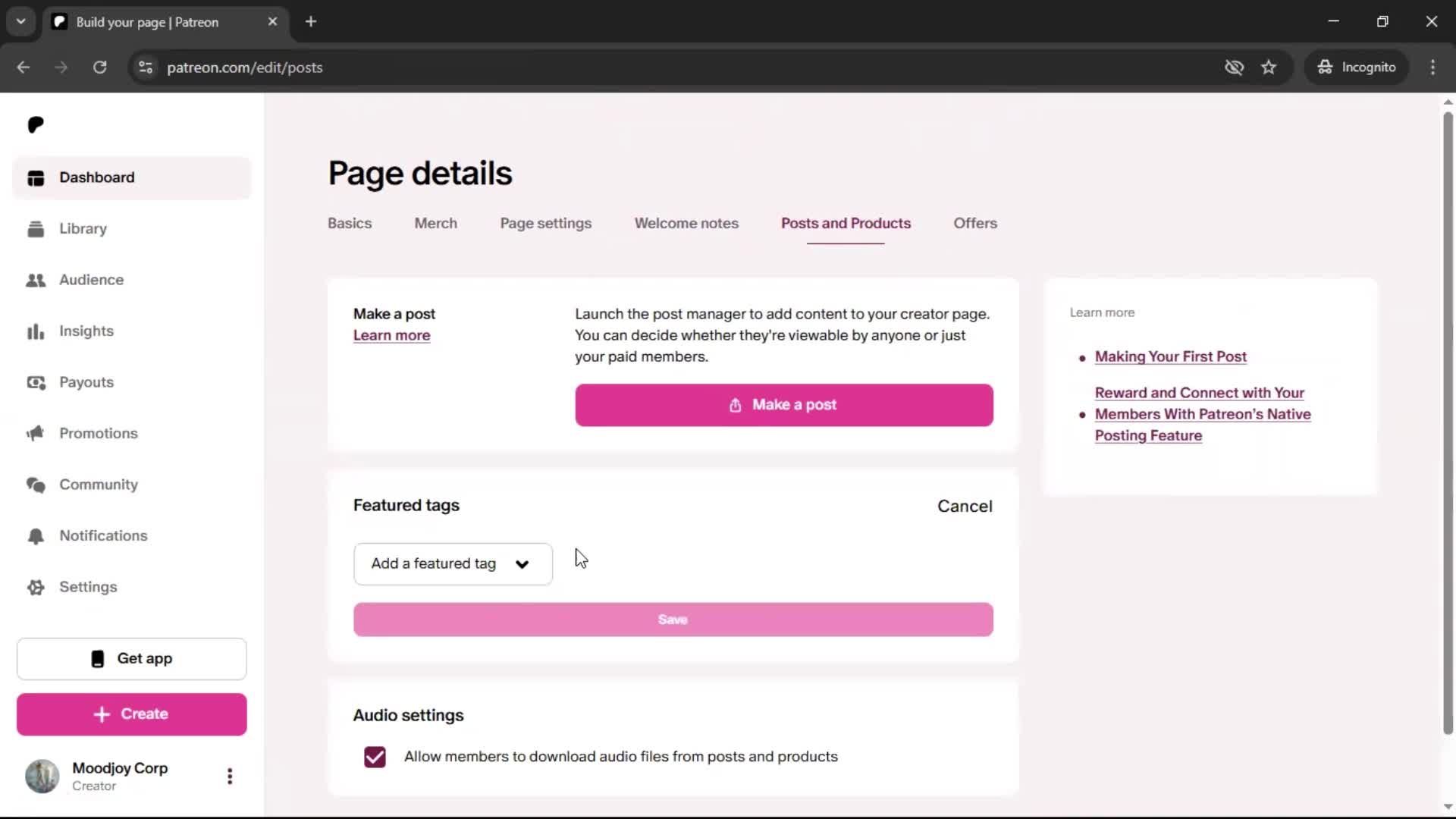 General browsing screenshot