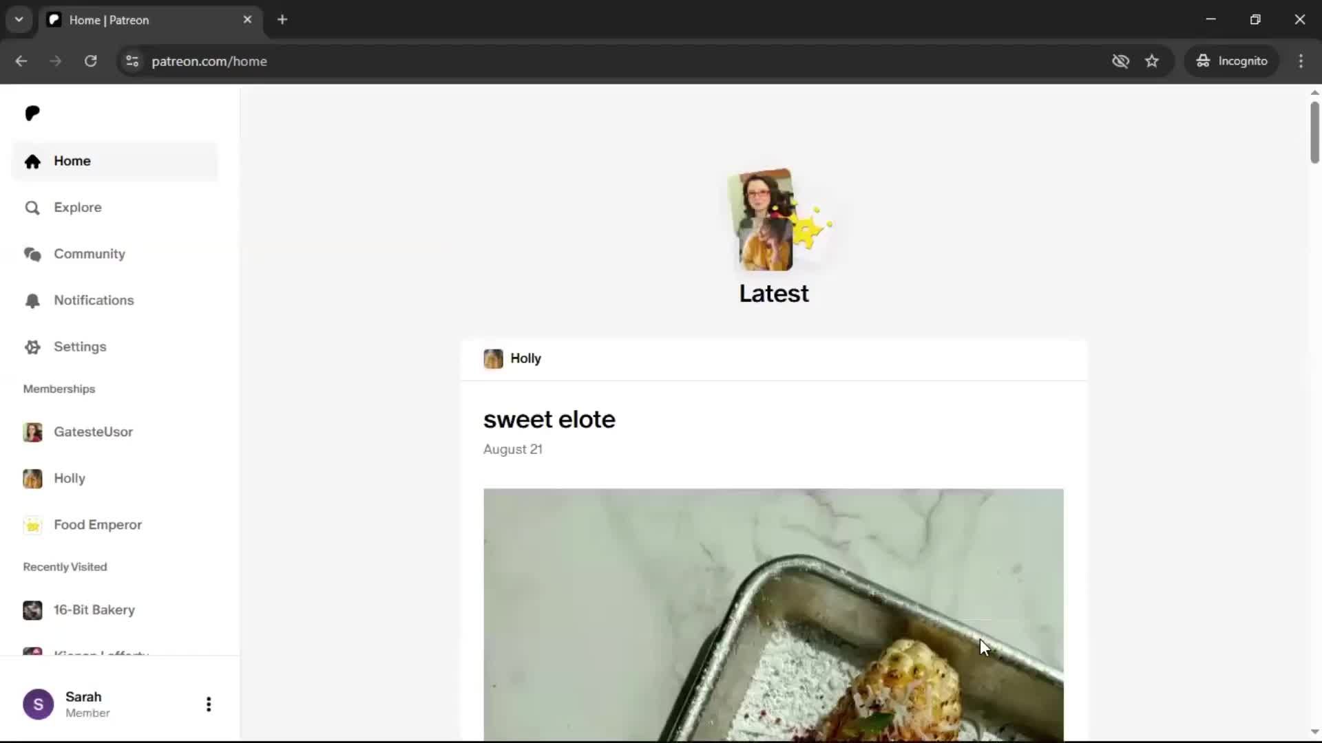 General browsing on Patreon video thumbnail