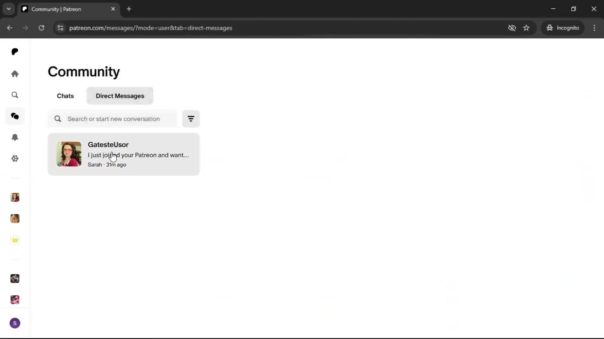 General browsing screenshot
