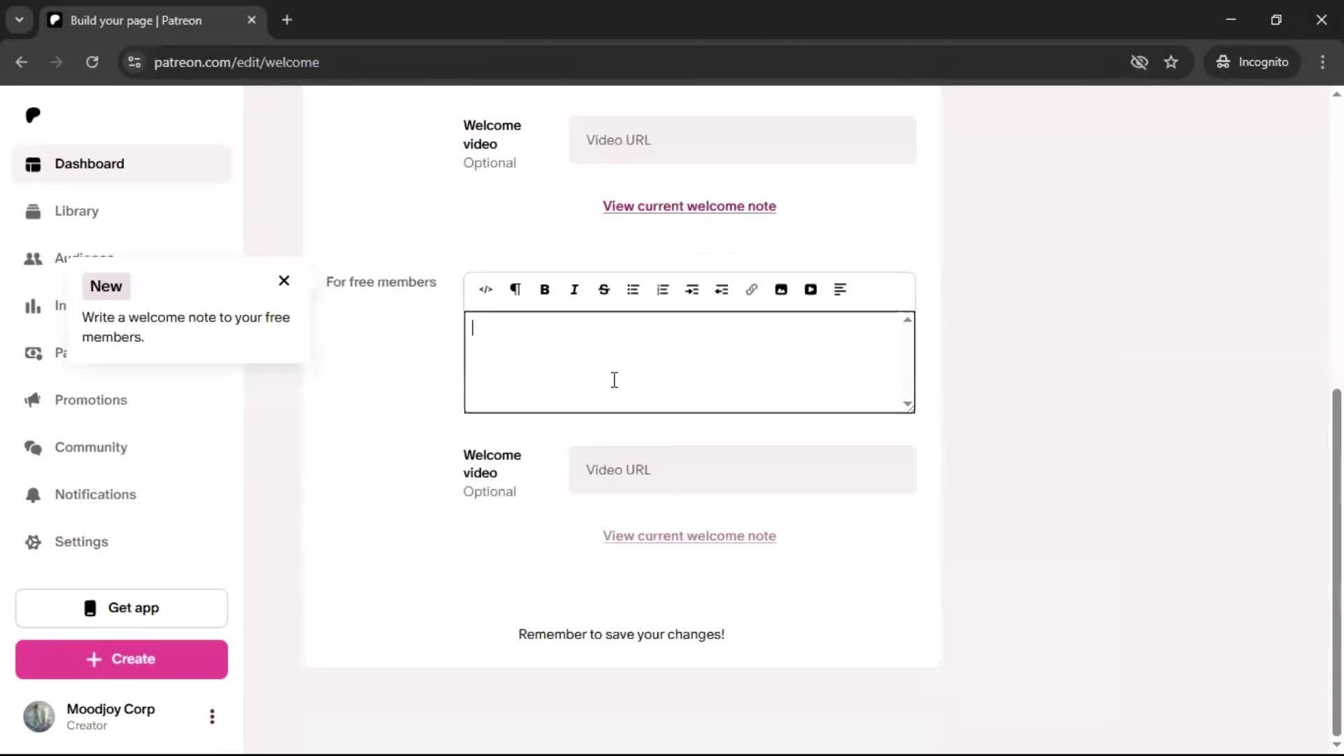 General browsing screenshot