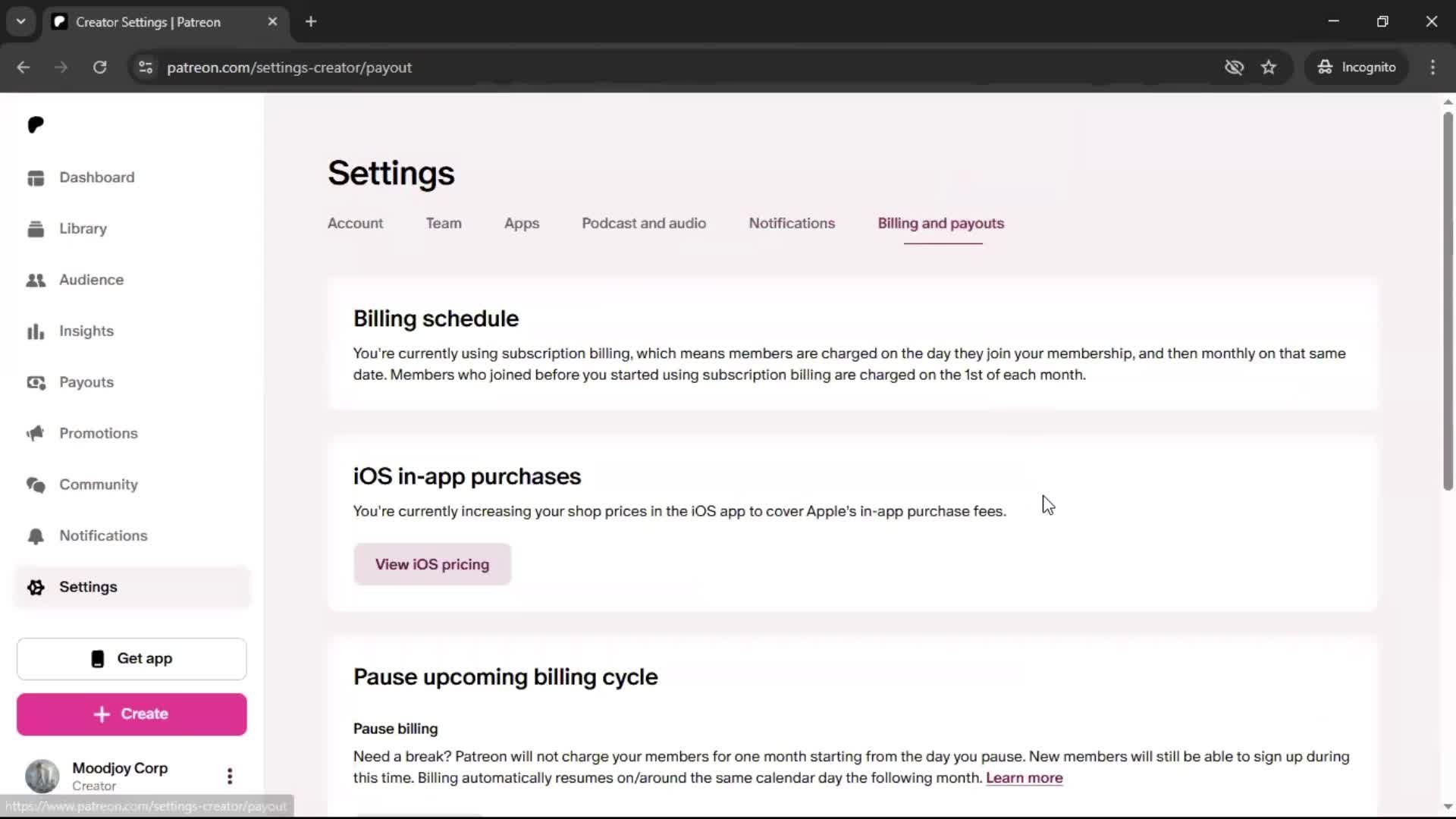 General browsing screenshot