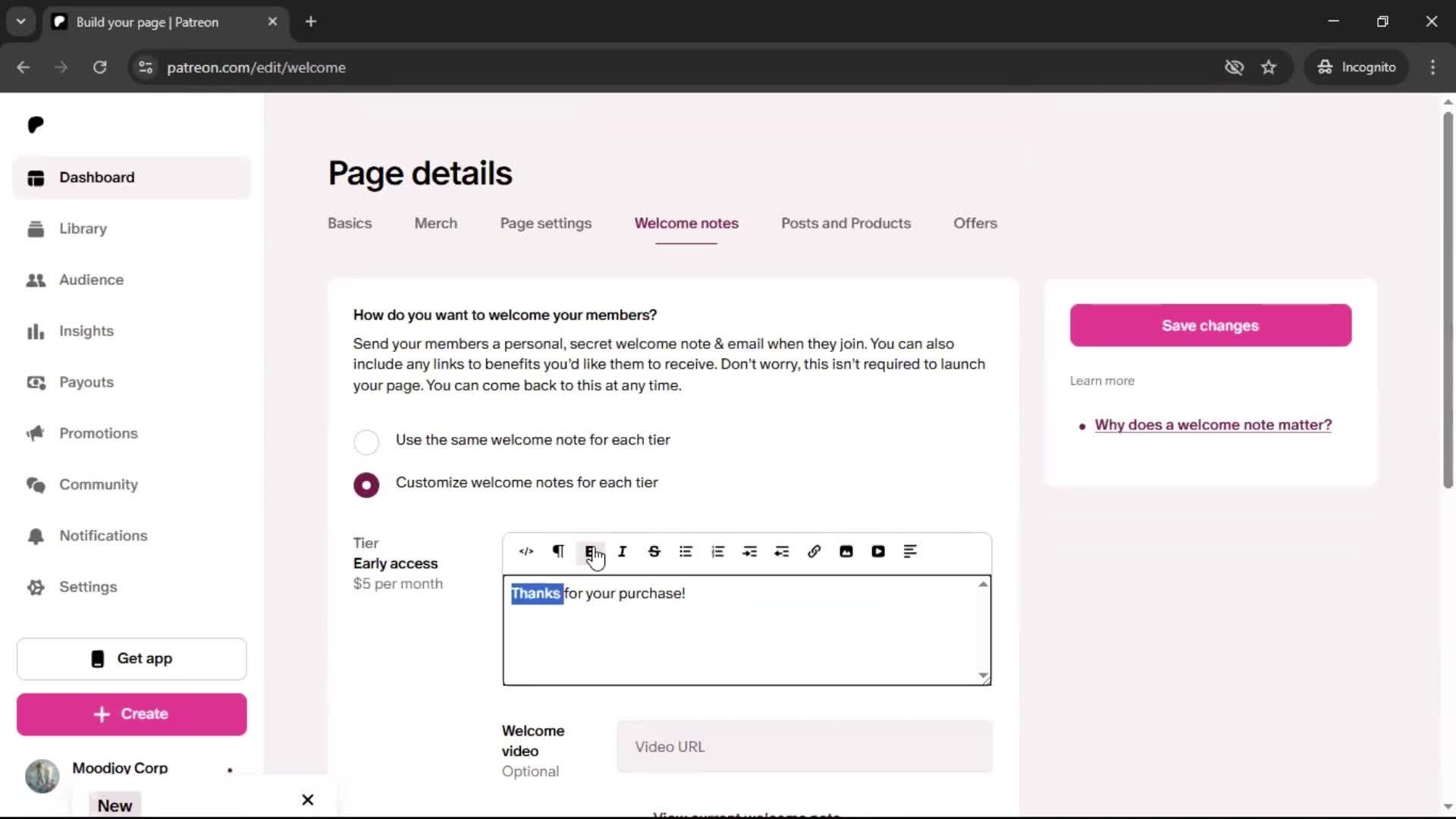 General browsing screenshot