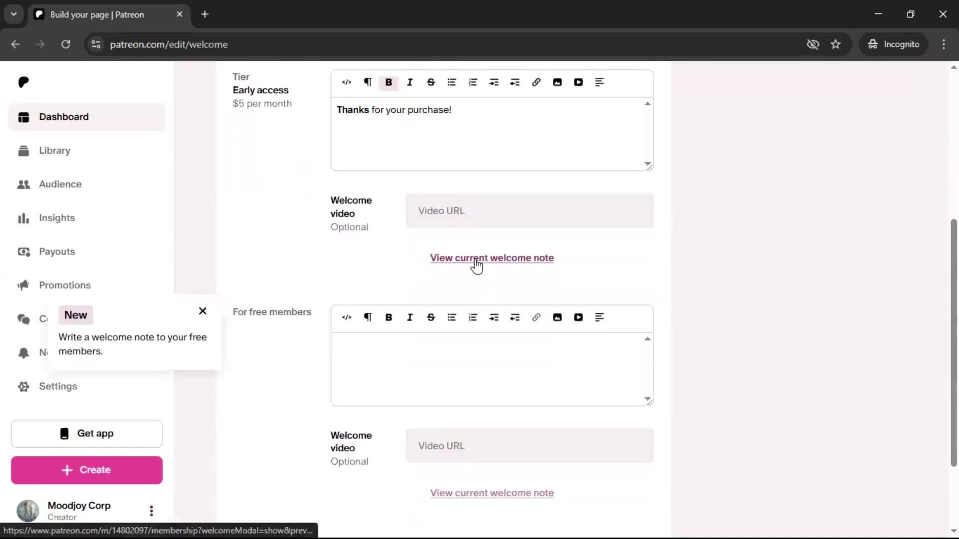 General browsing screenshot