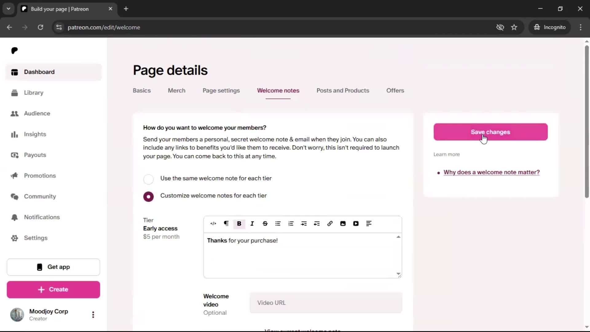General browsing screenshot
