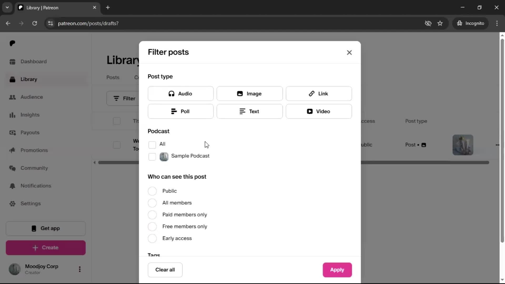 General browsing on Patreon video thumbnail