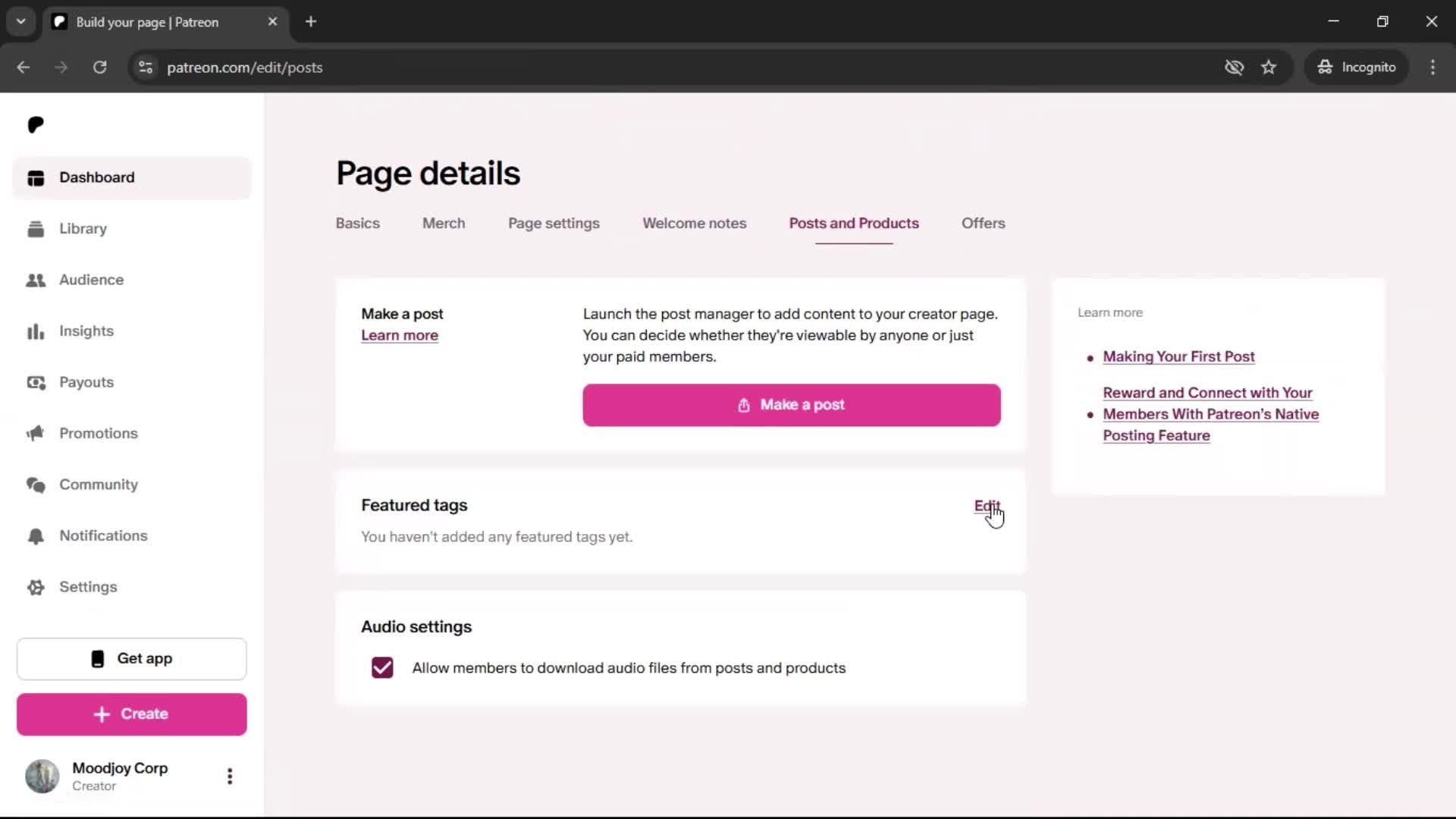 General browsing screenshot