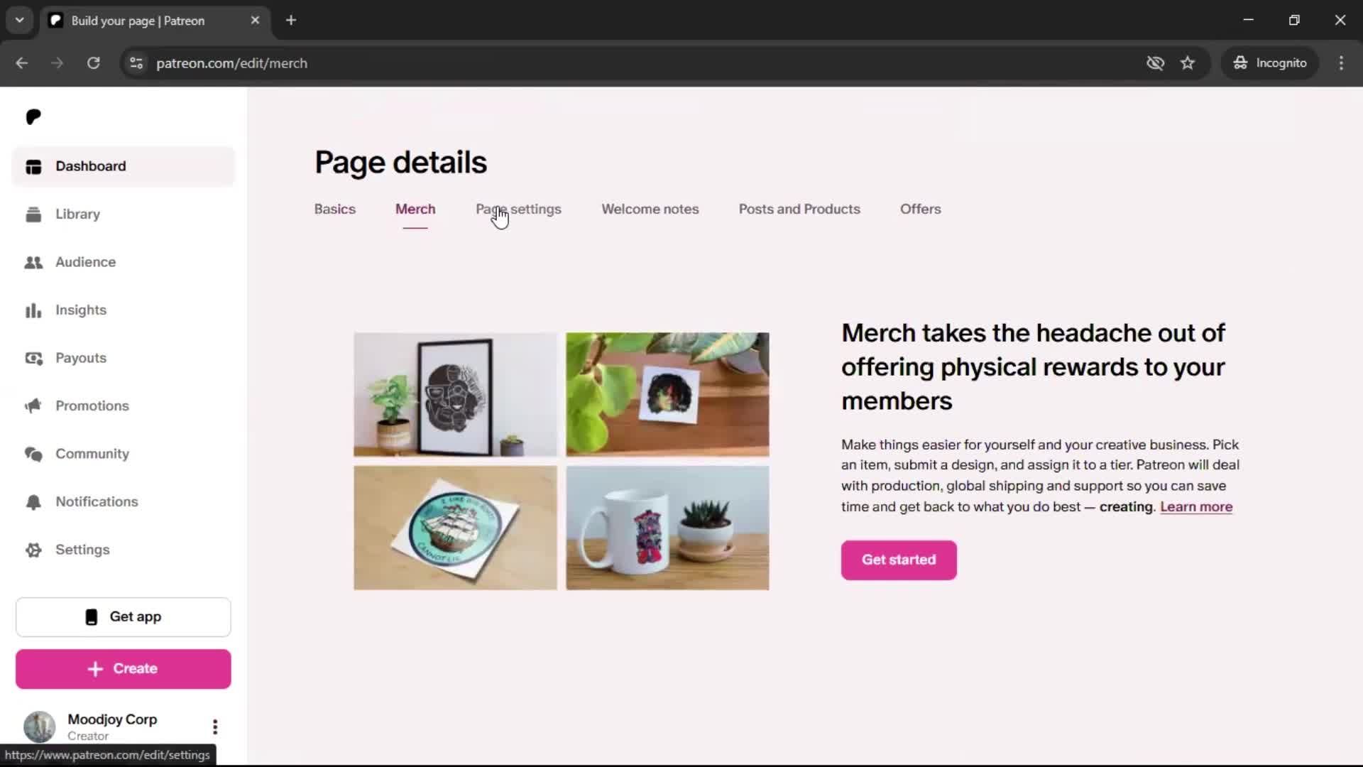 General browsing screenshot