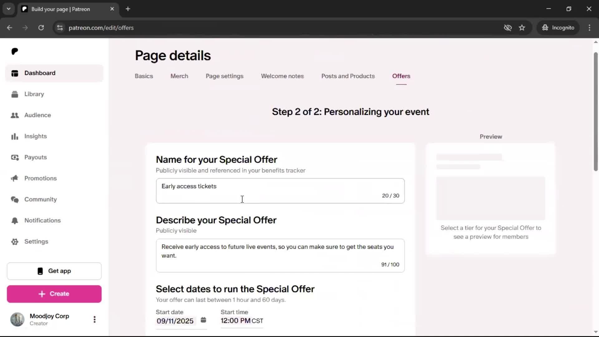 General browsing screenshot