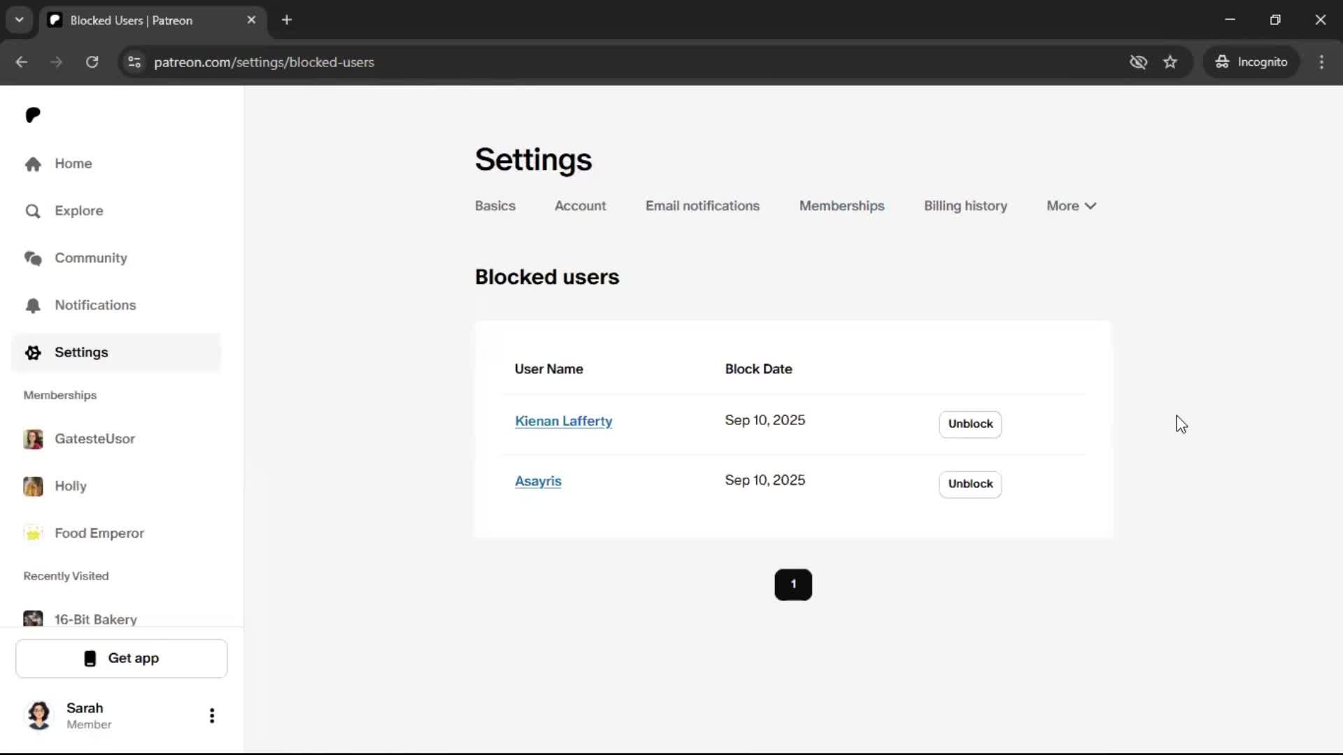 General browsing screenshot