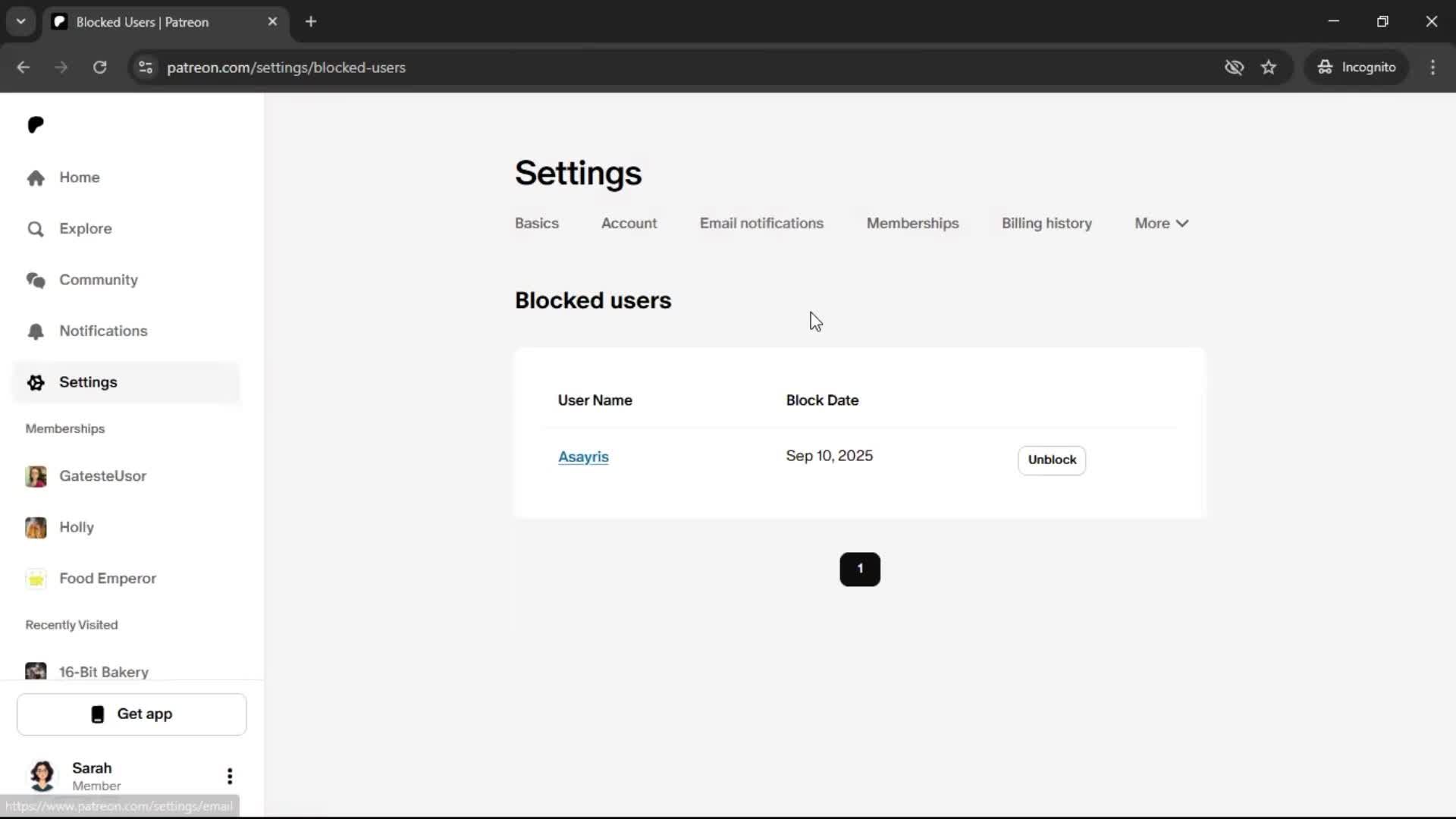 General browsing screenshot