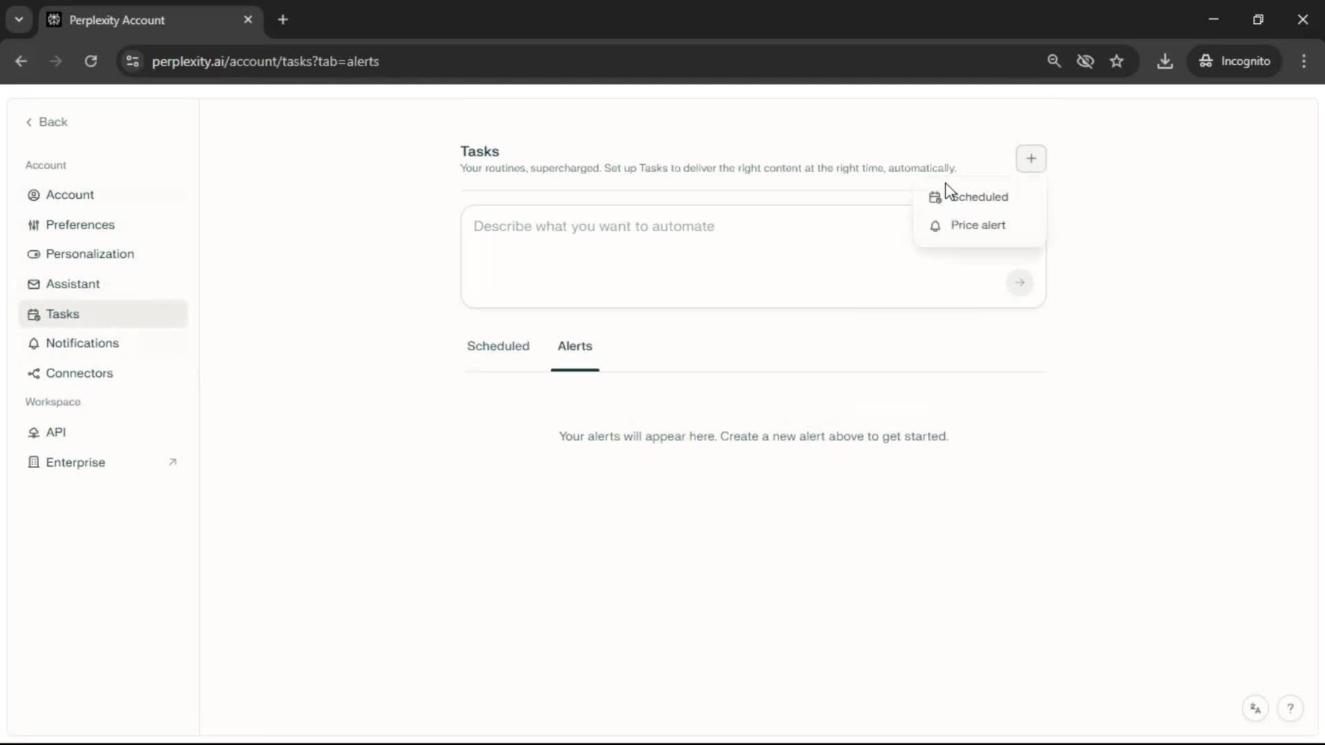 General browsing screenshot