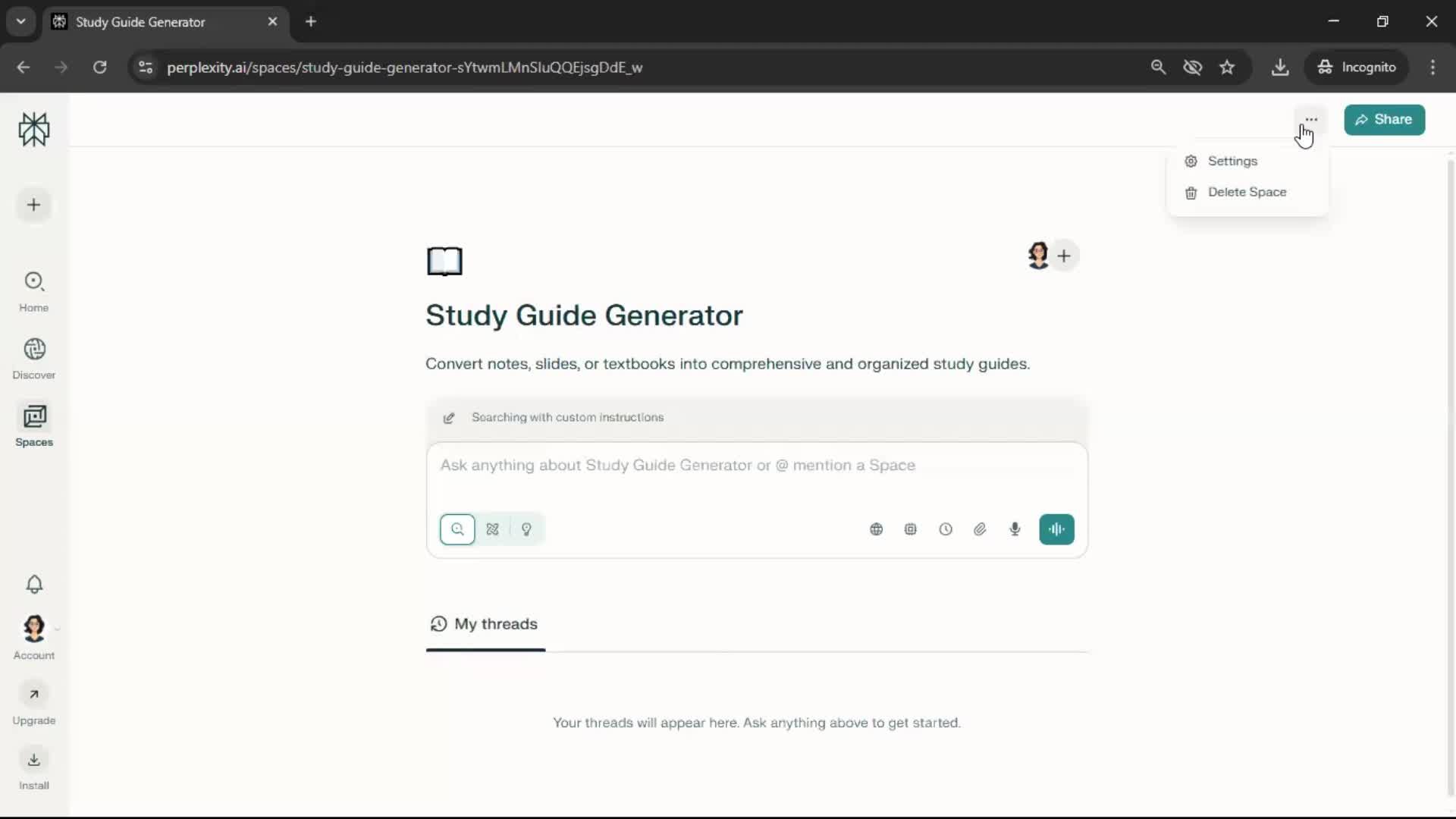 General browsing screenshot