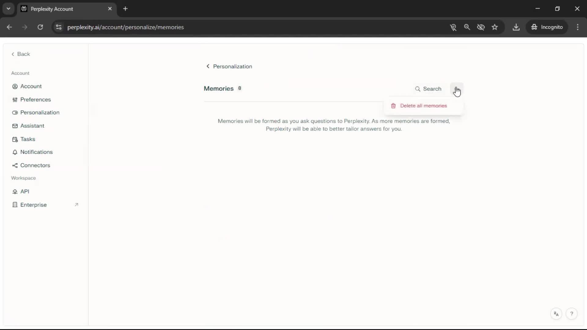 General browsing screenshot