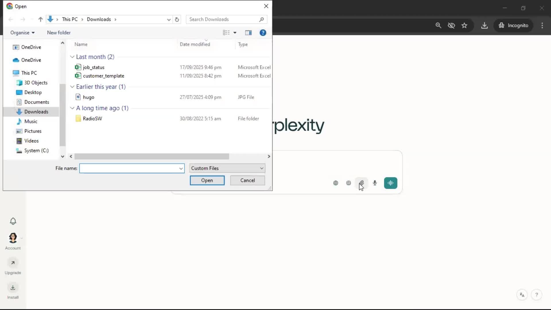 General browsing screenshot