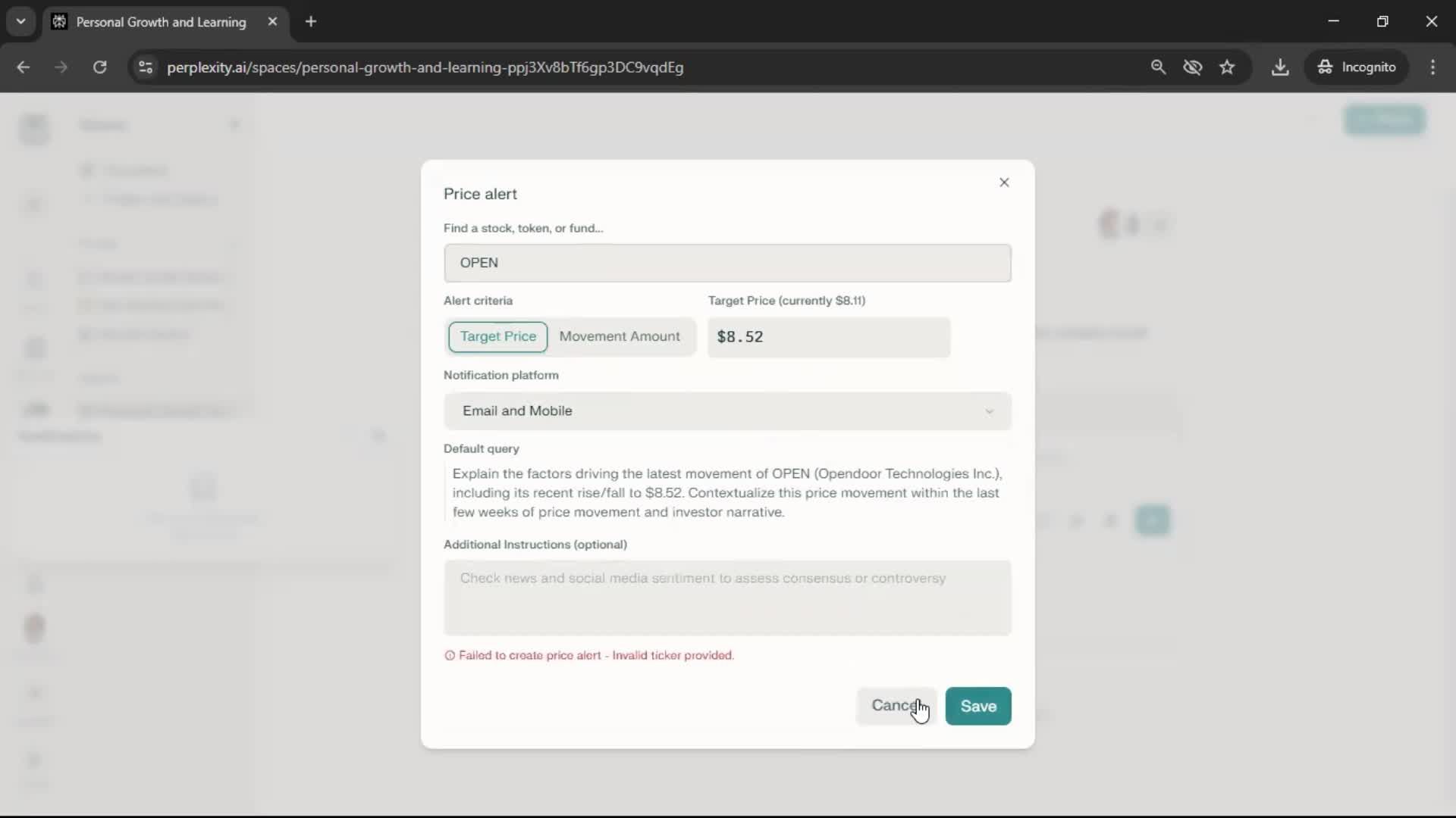 General browsing screenshot