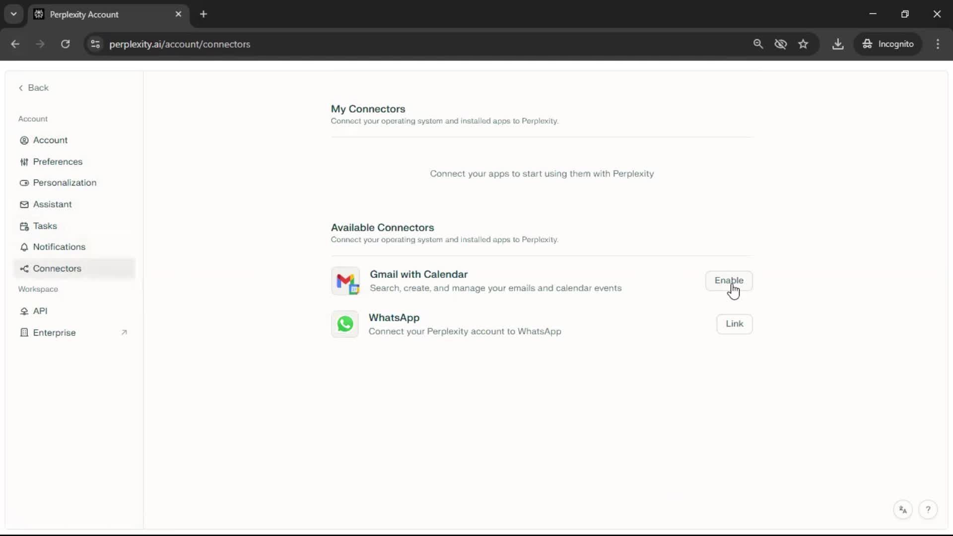 General browsing screenshot
