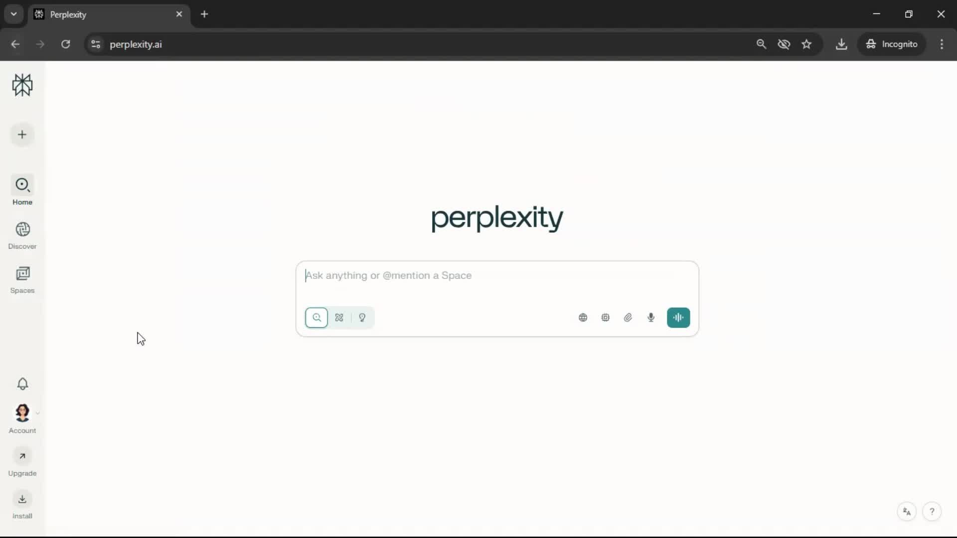 General browsing screenshot