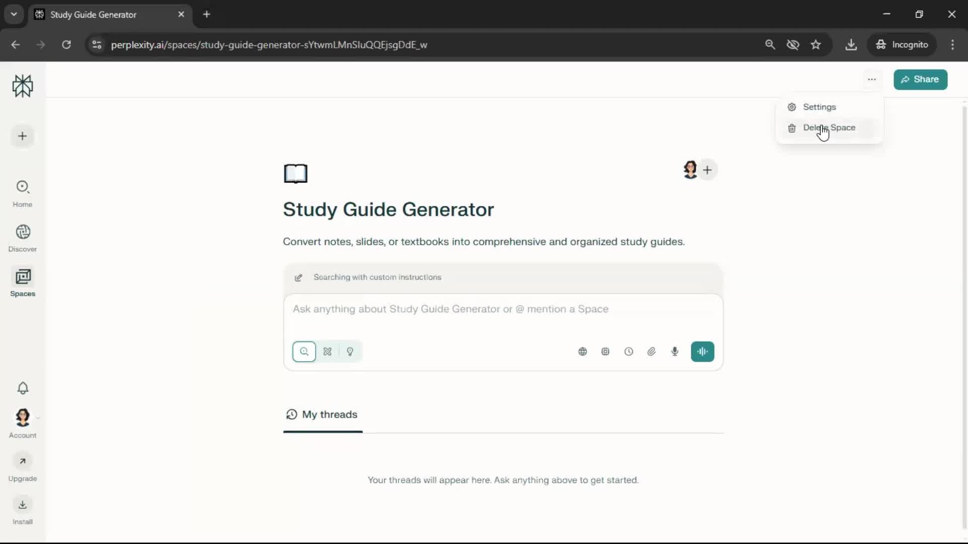 General browsing screenshot