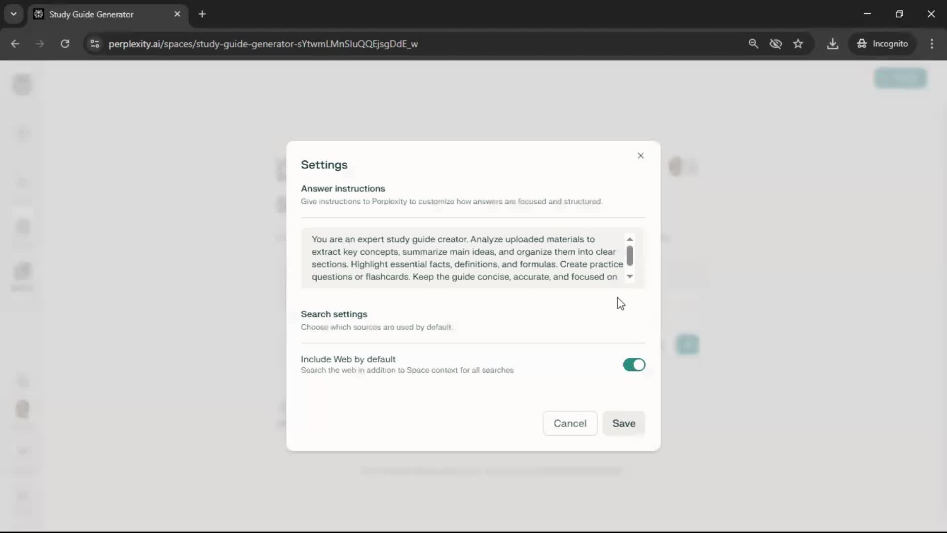 General browsing screenshot