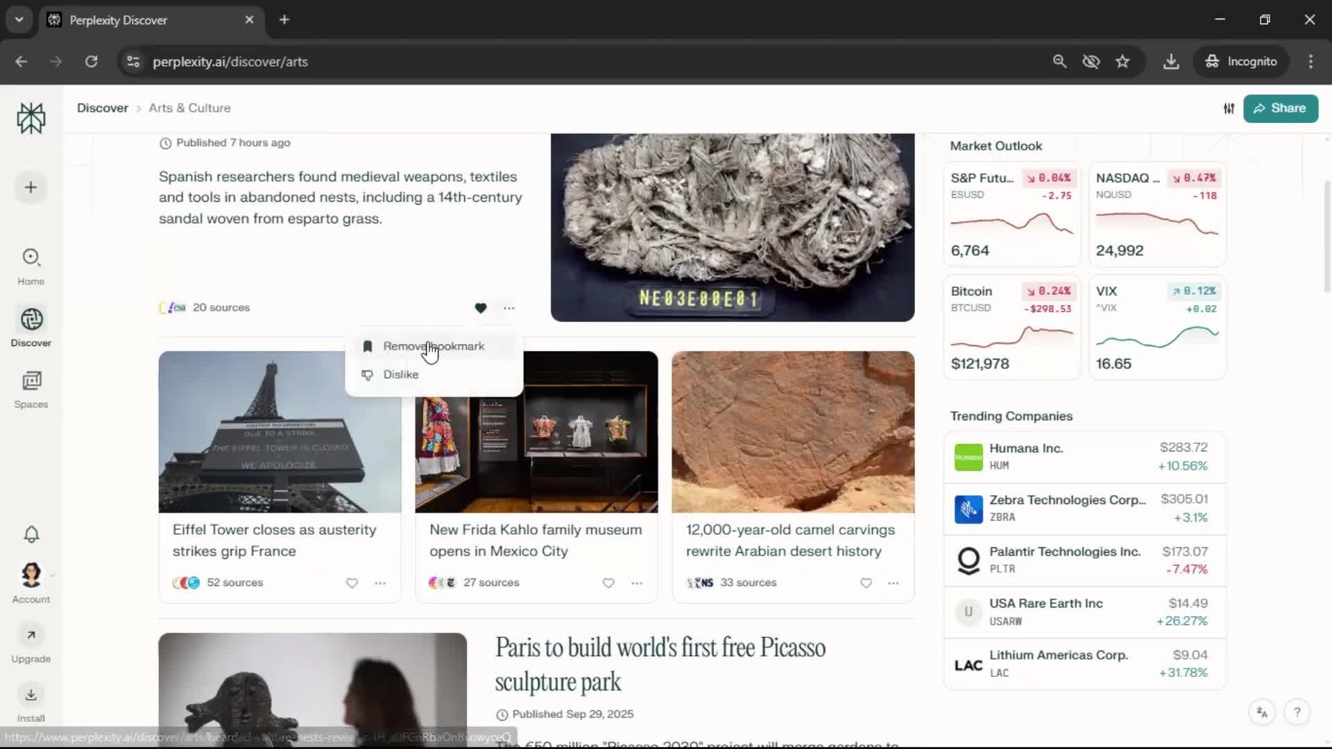 General browsing screenshot
