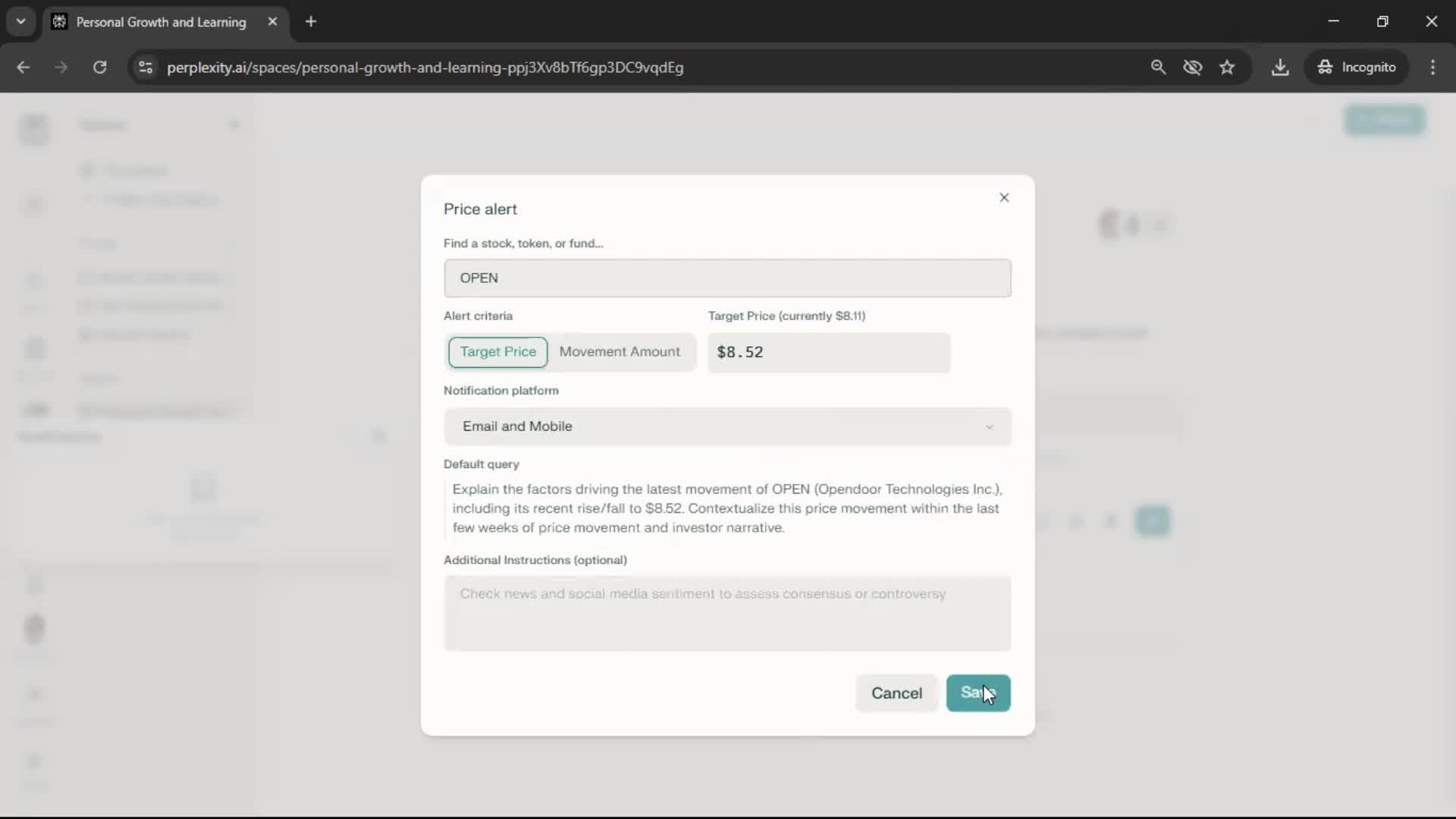 General browsing screenshot