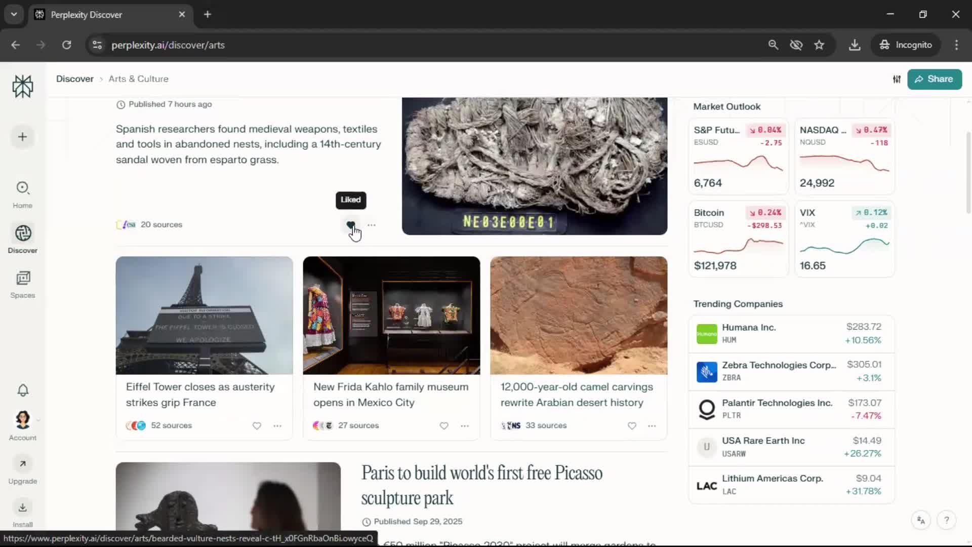 General browsing screenshot