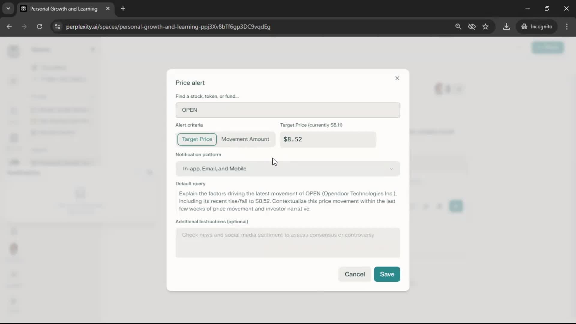 General browsing screenshot