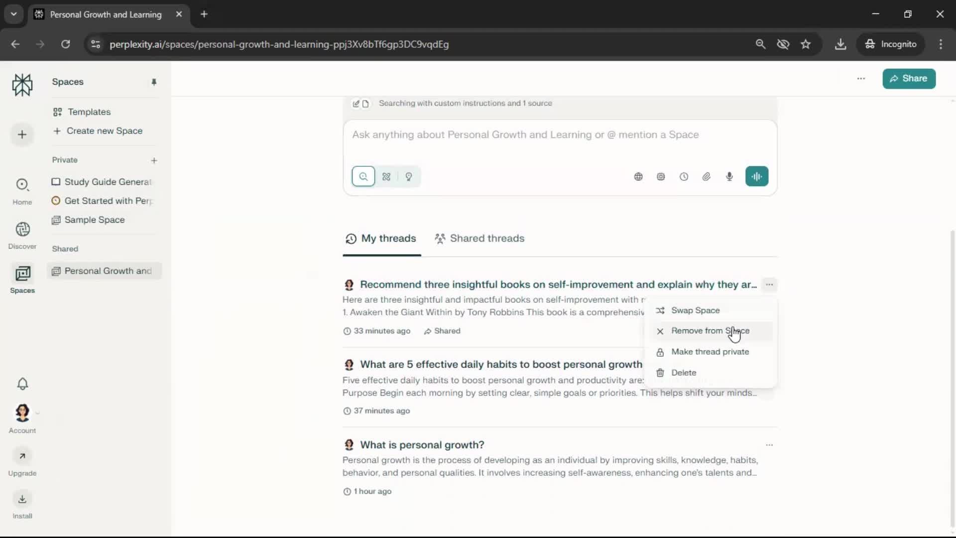 General browsing screenshot