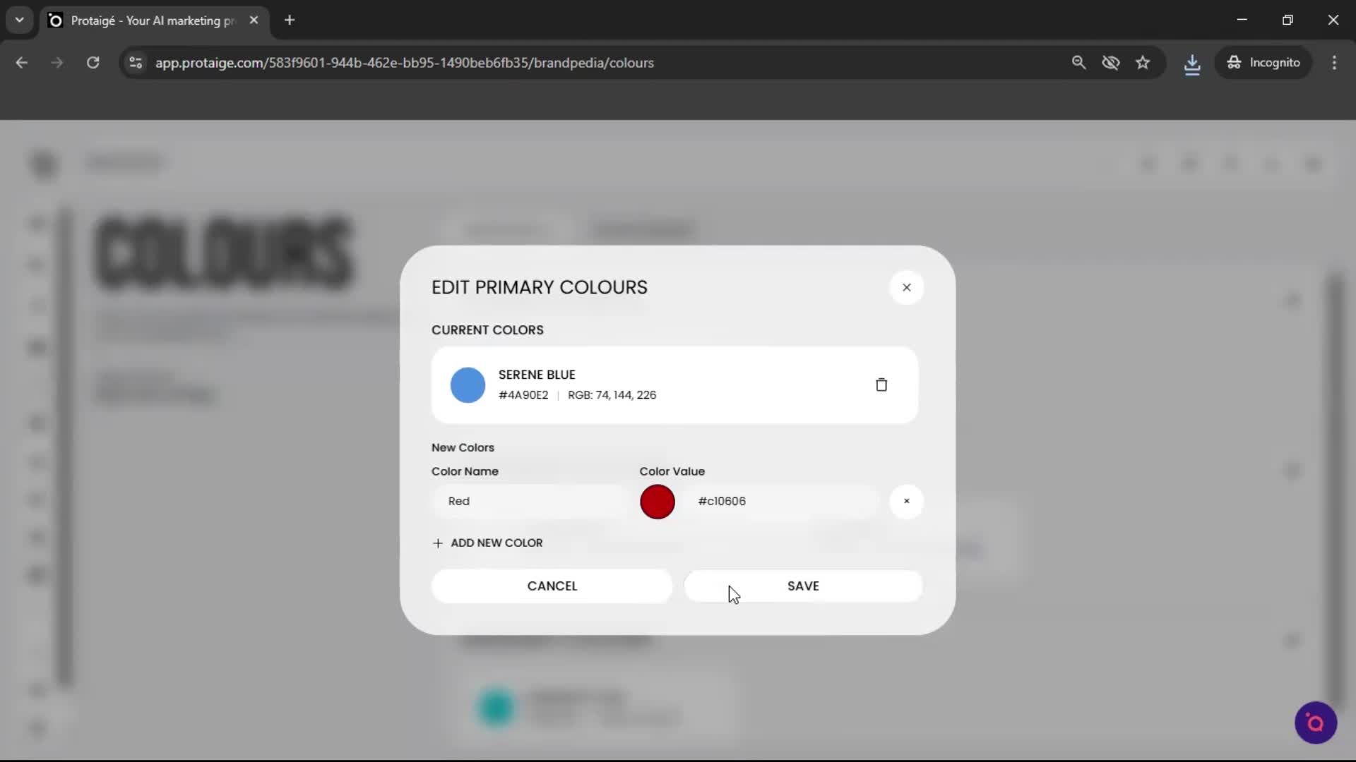 General browsing screenshot