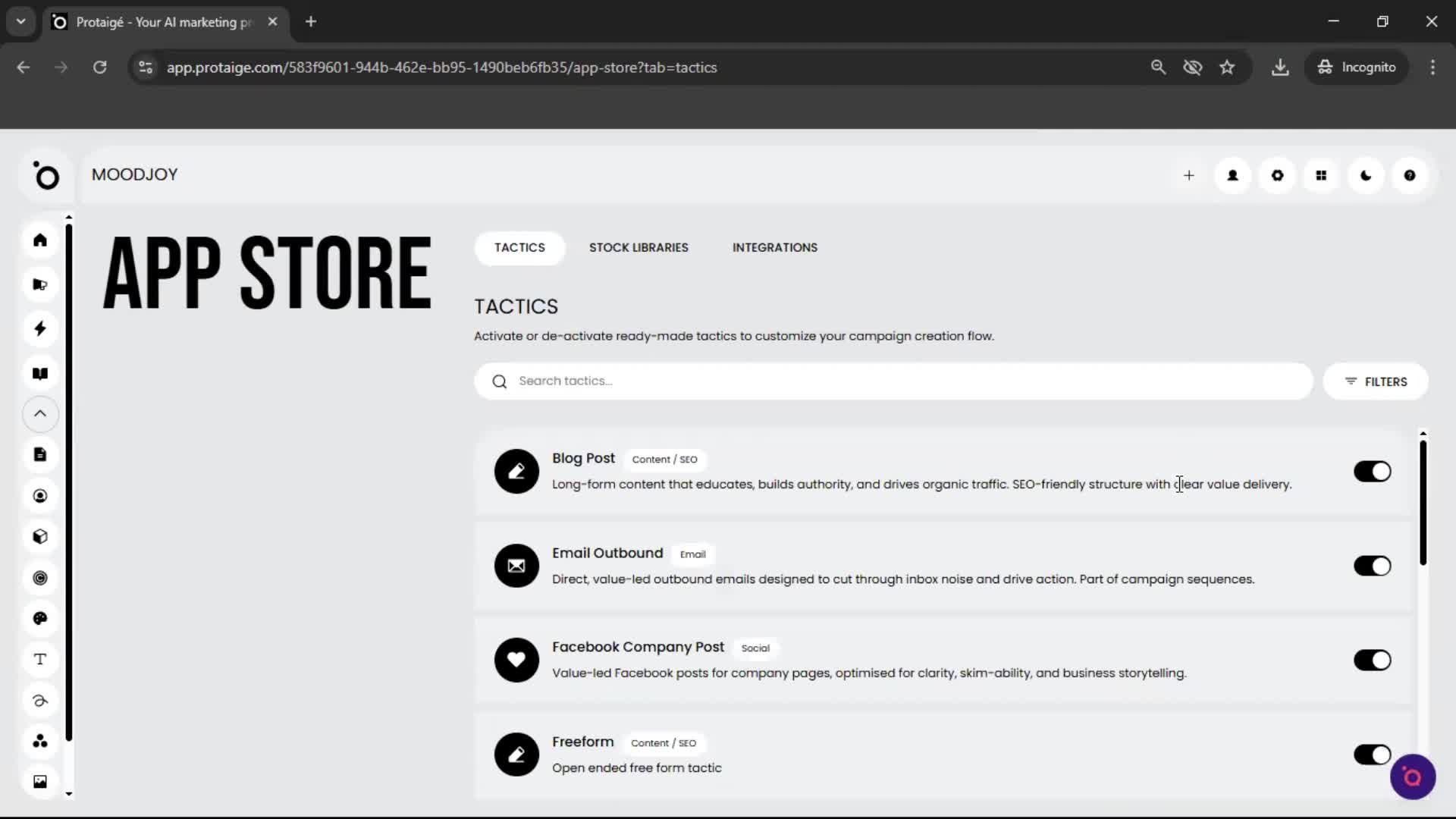 General browsing screenshot