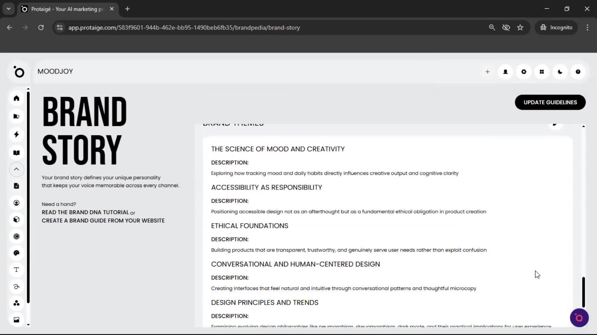 General browsing screenshot