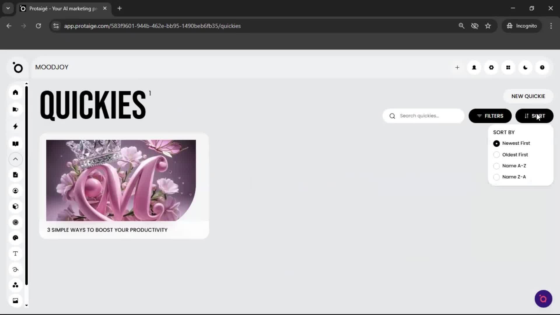 General browsing screenshot