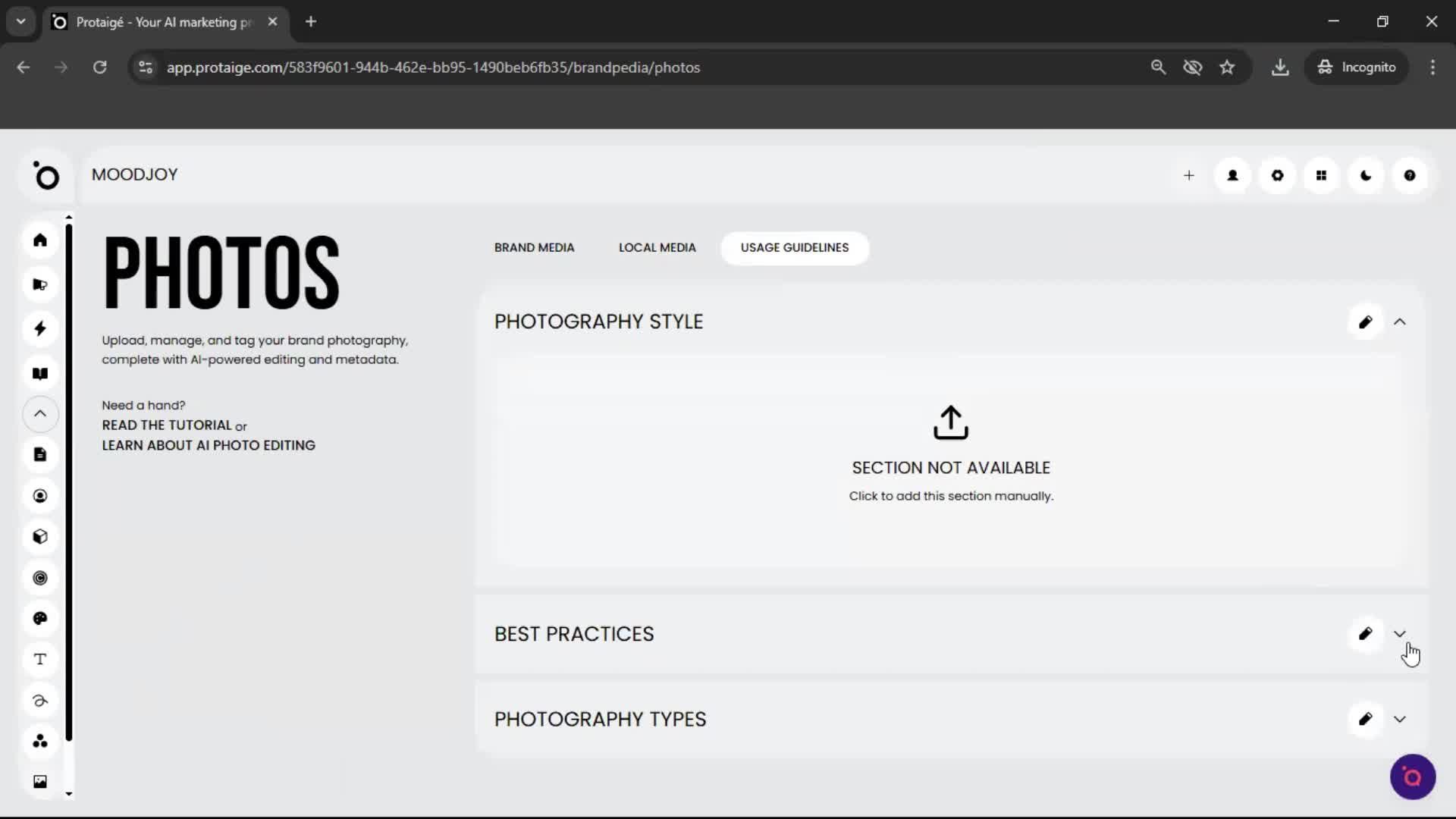 General browsing screenshot