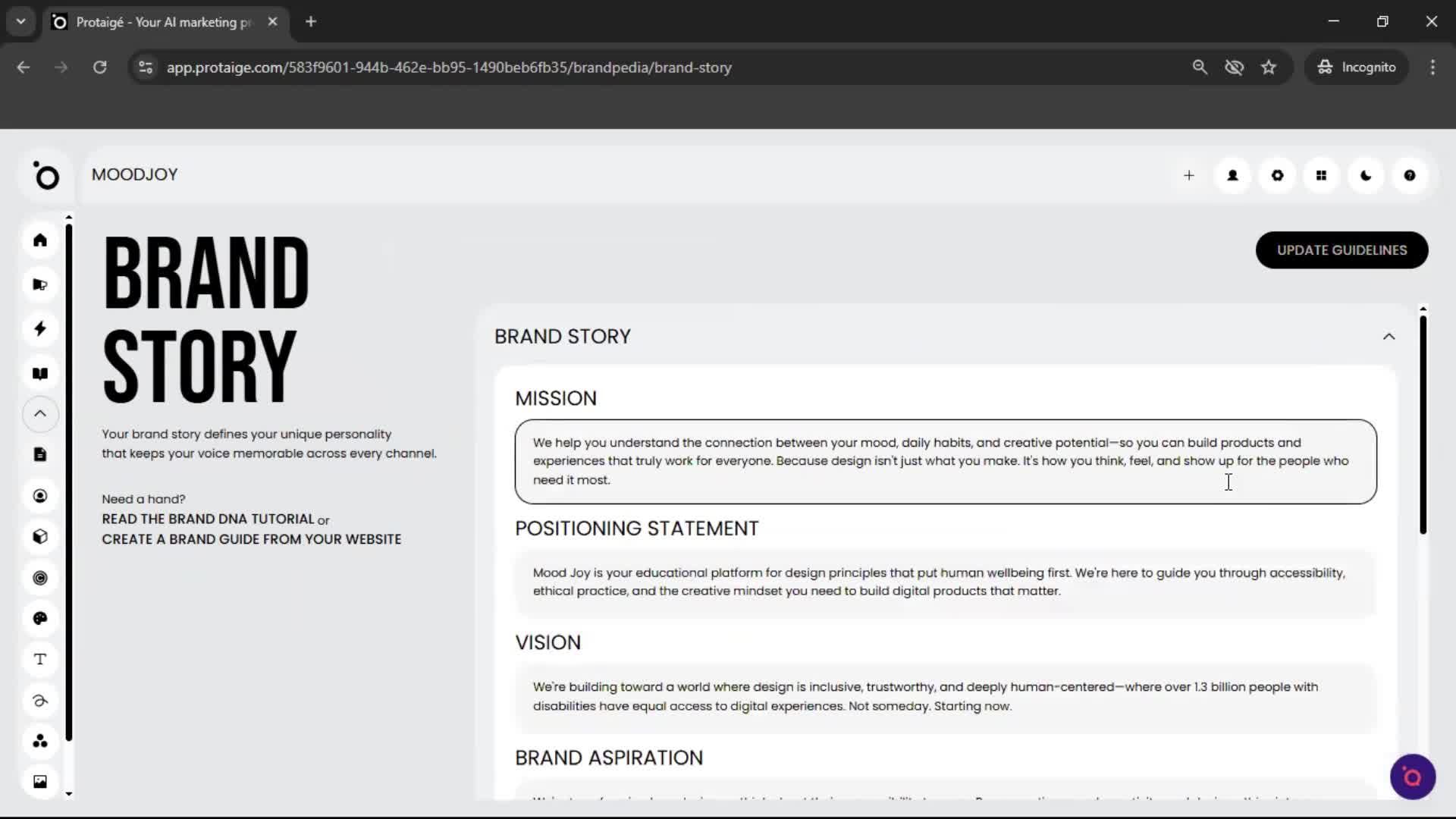 General browsing screenshot