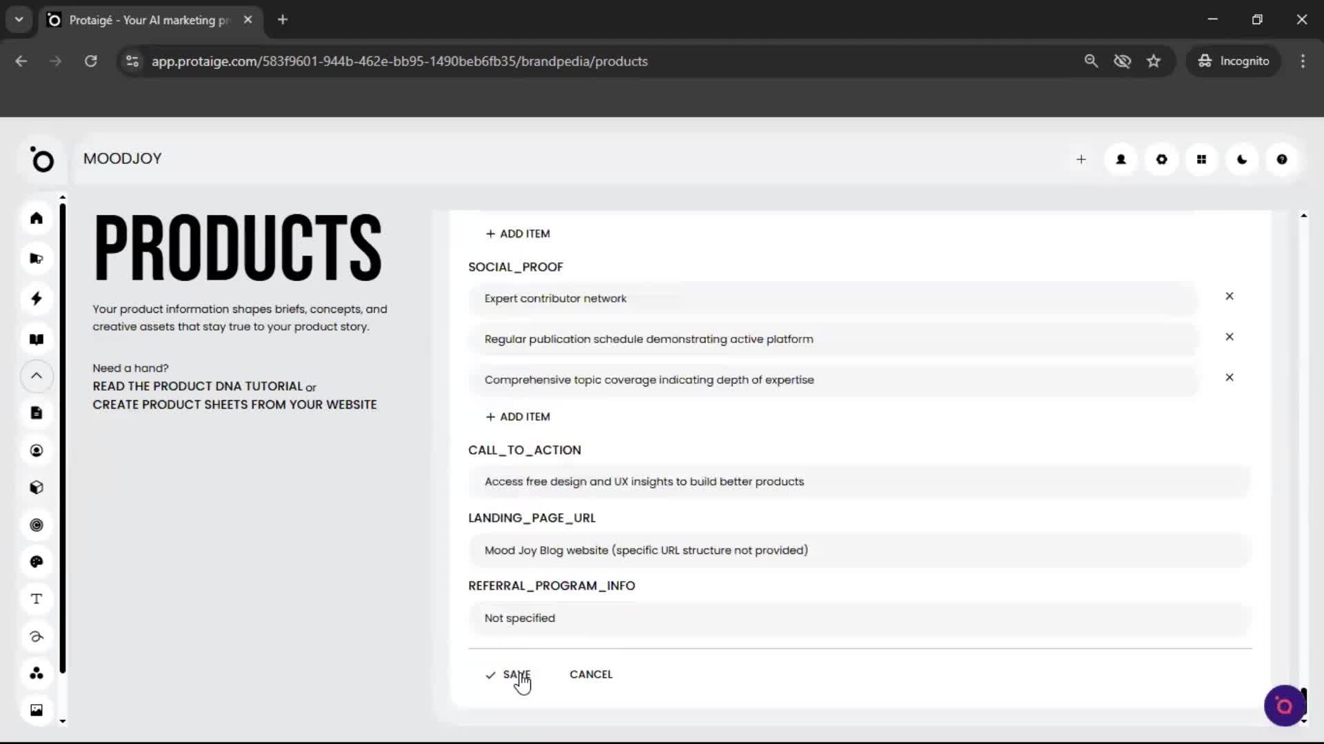General browsing screenshot