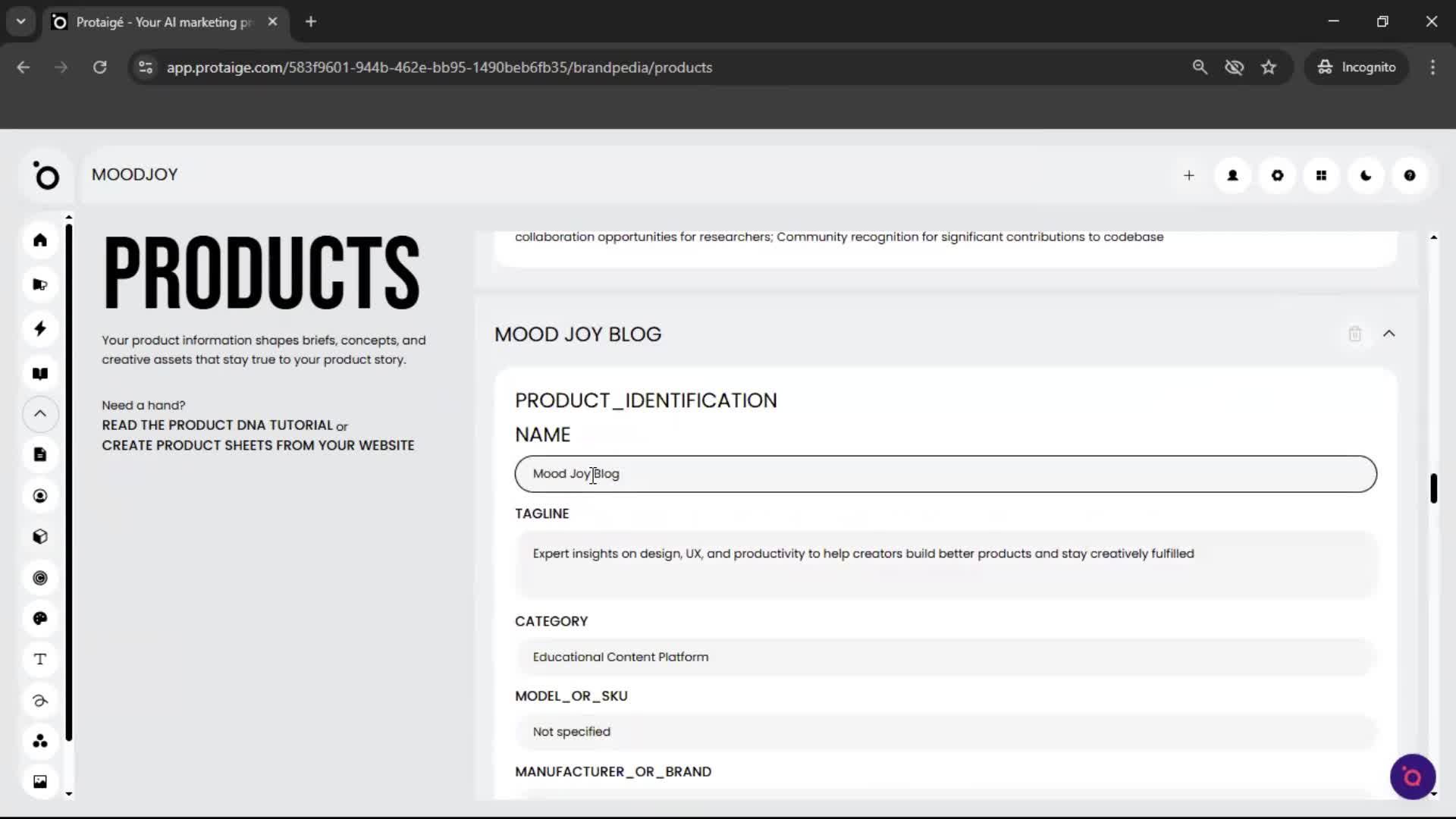 General browsing screenshot