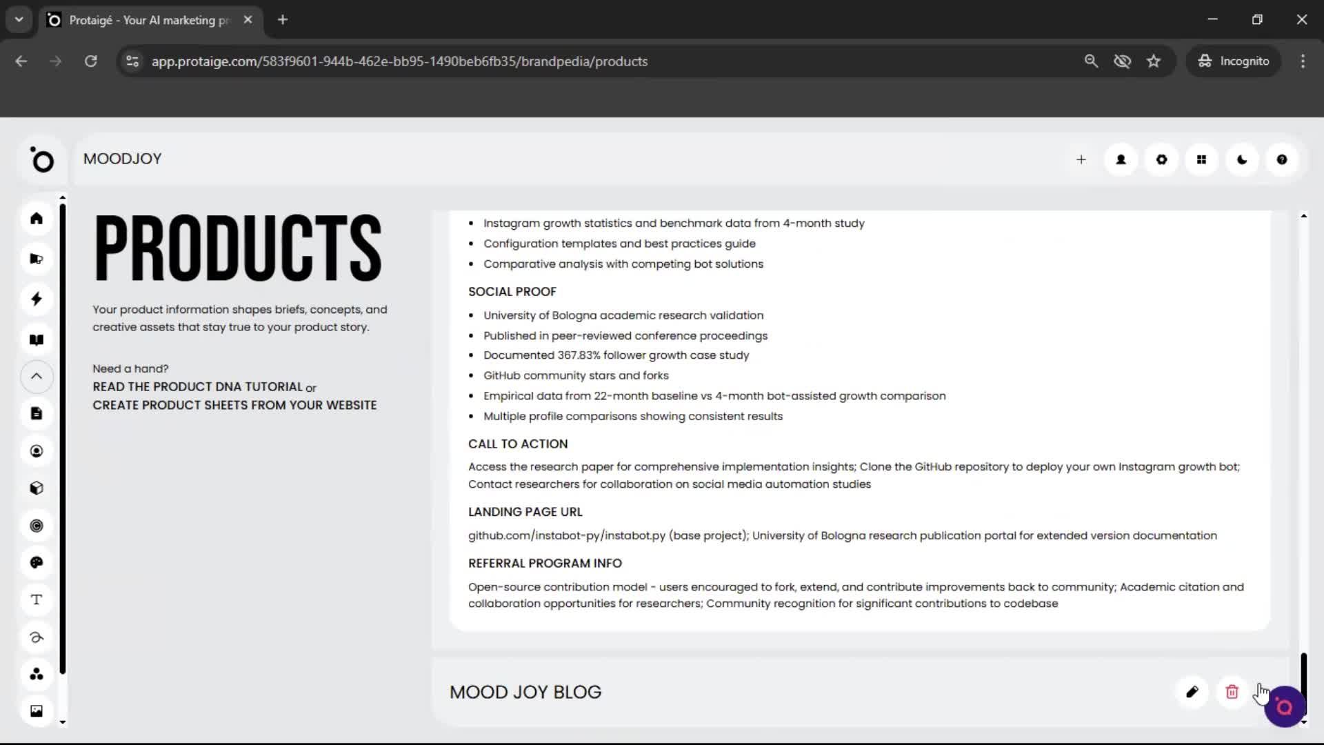 General browsing screenshot