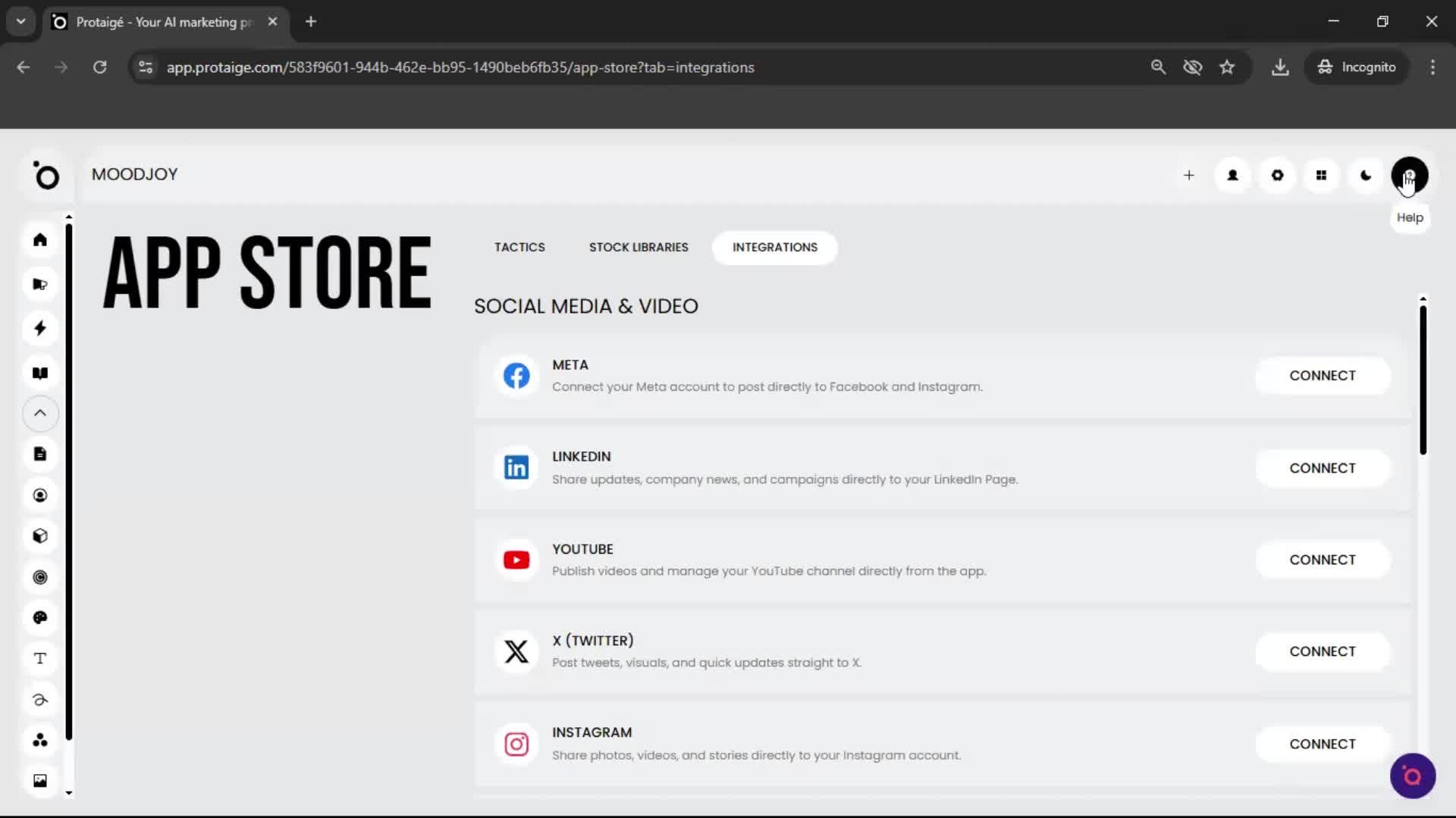 General browsing screenshot