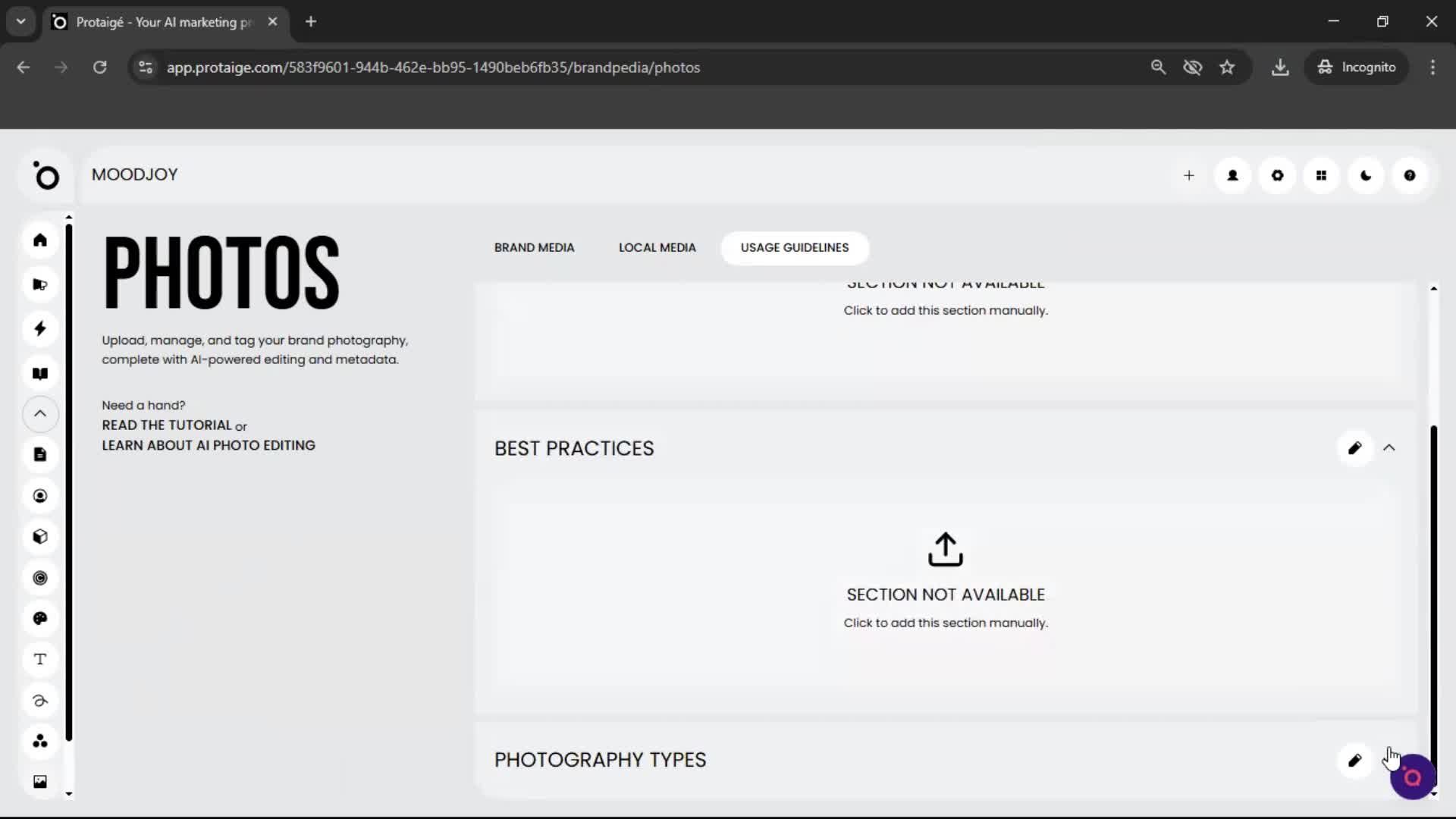 General browsing screenshot