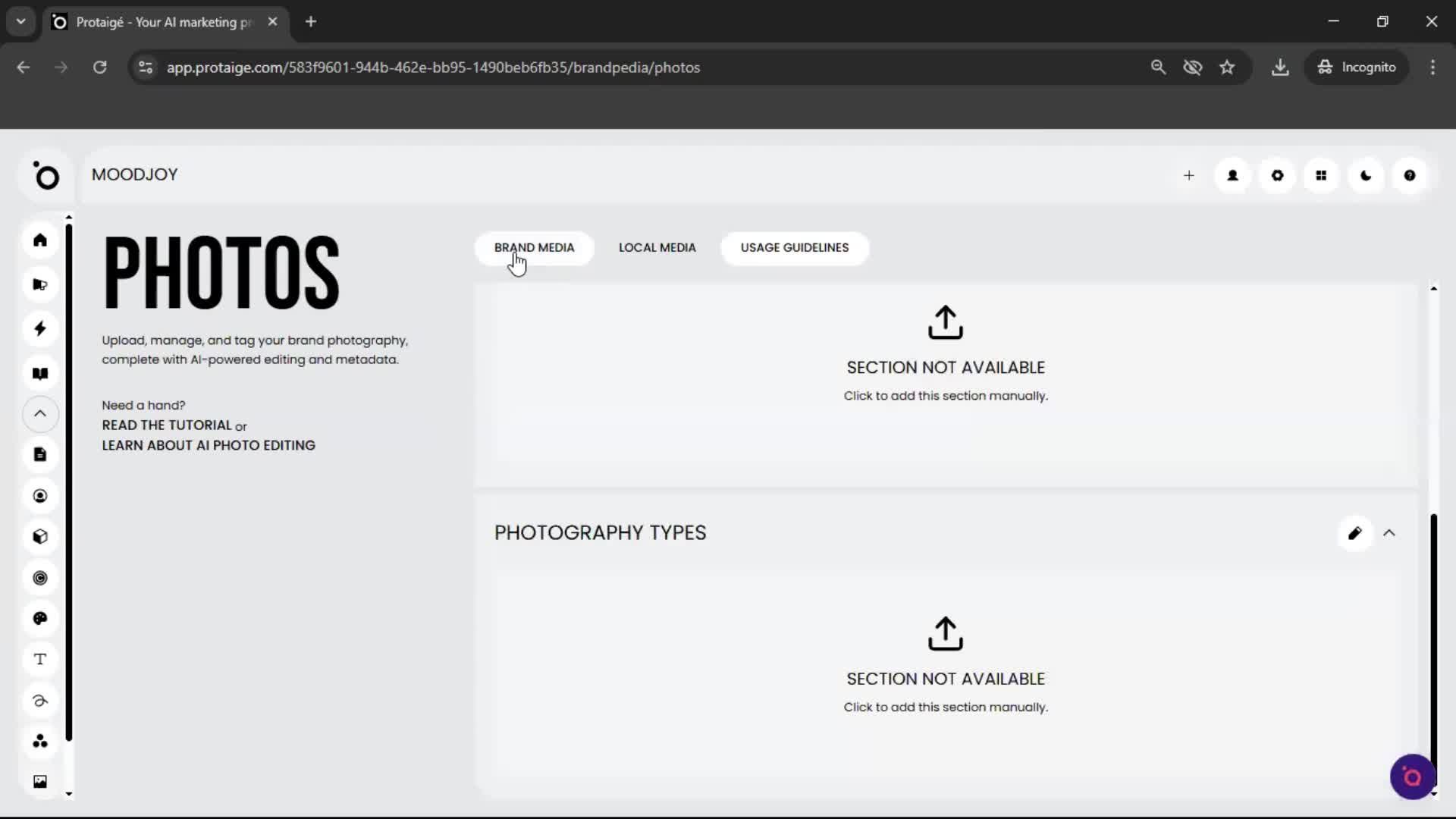General browsing screenshot