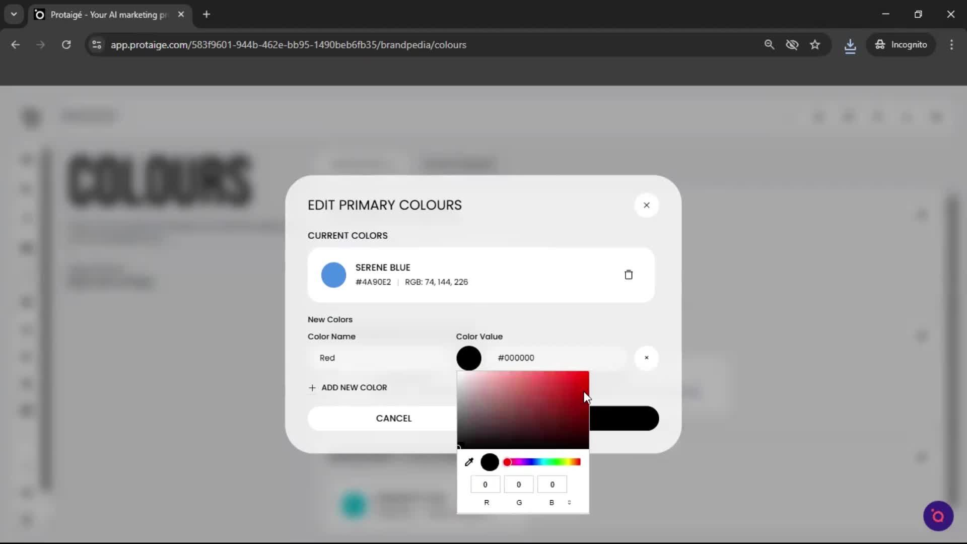 General browsing screenshot
