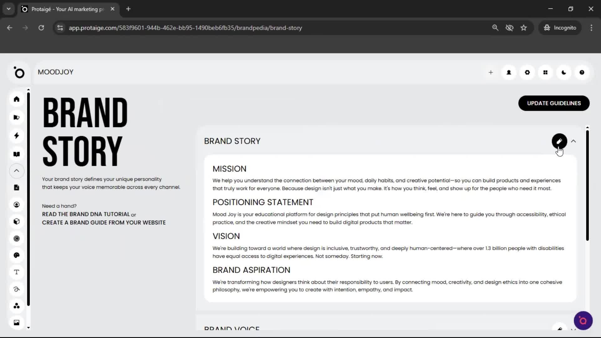 General browsing screenshot