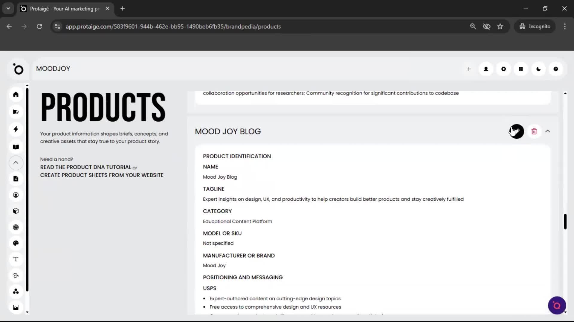 General browsing screenshot