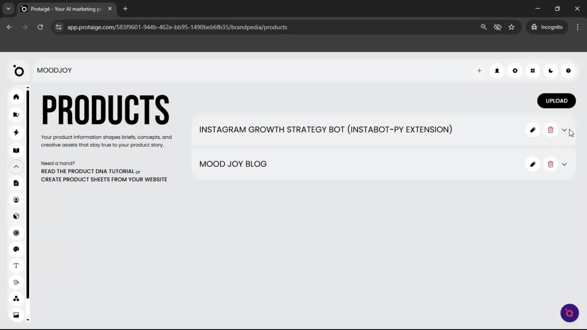 General browsing screenshot