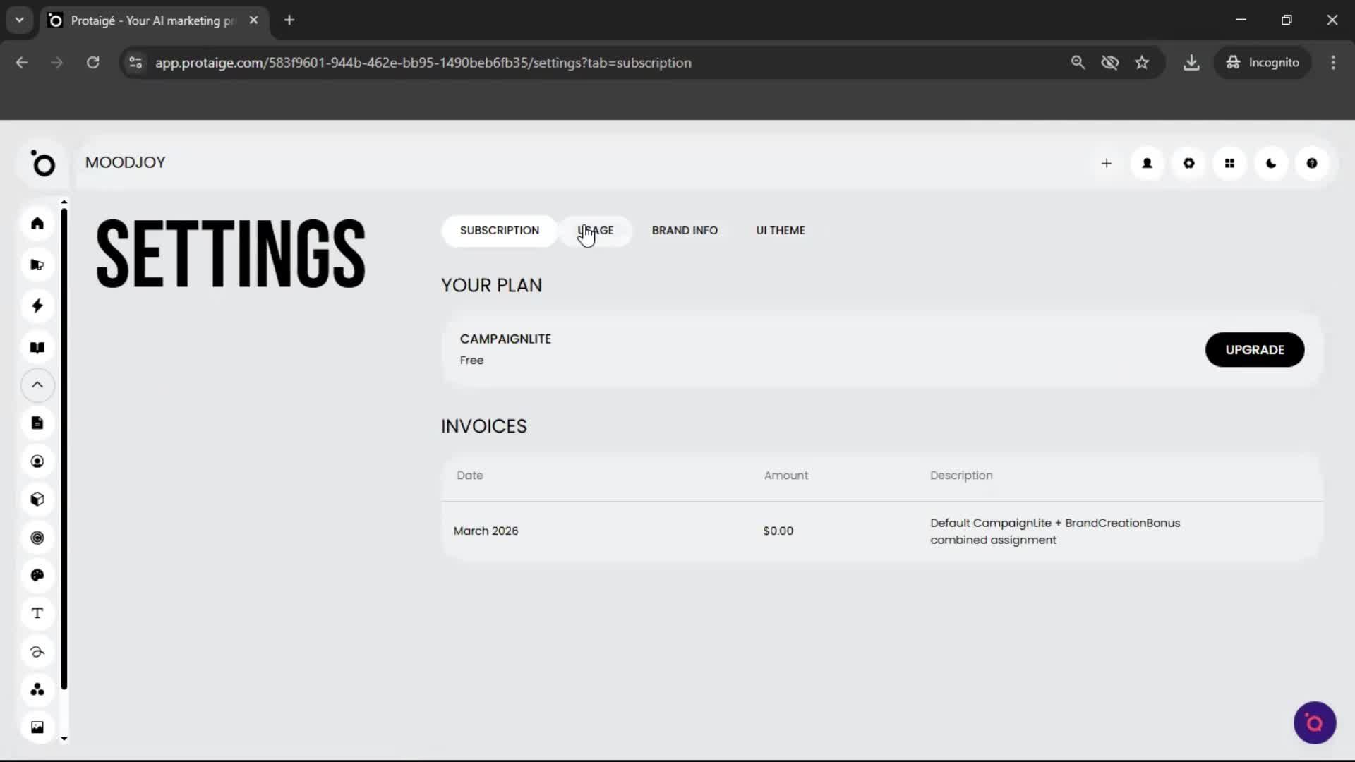 General browsing screenshot