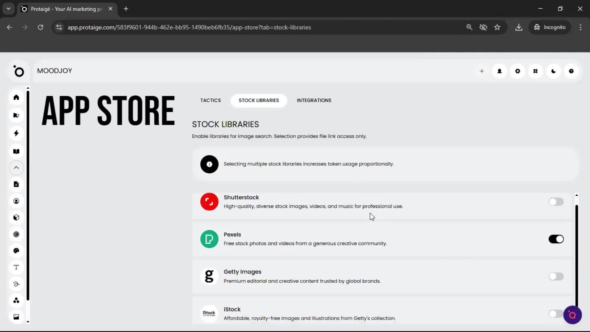 General browsing screenshot