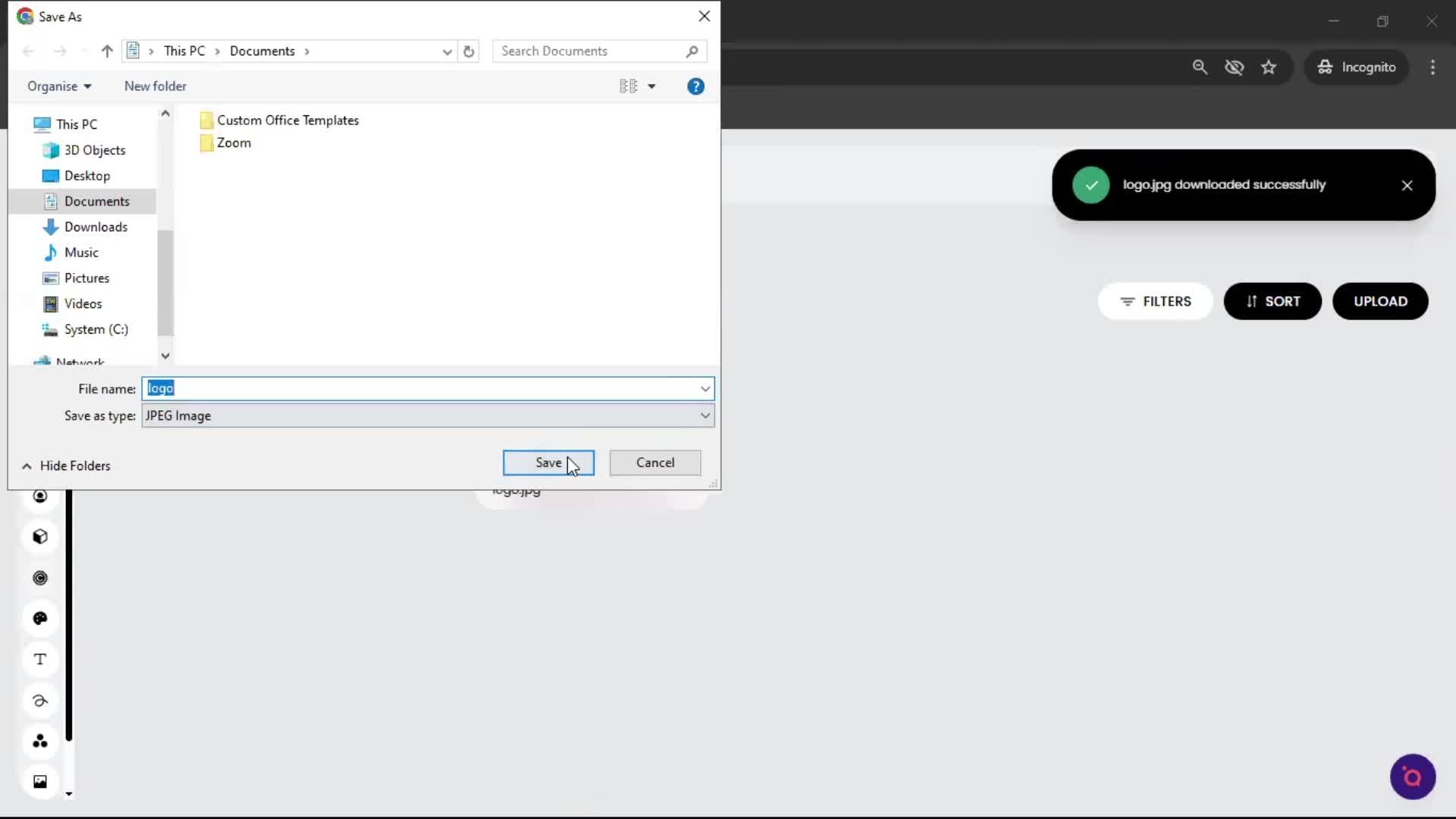 General browsing screenshot